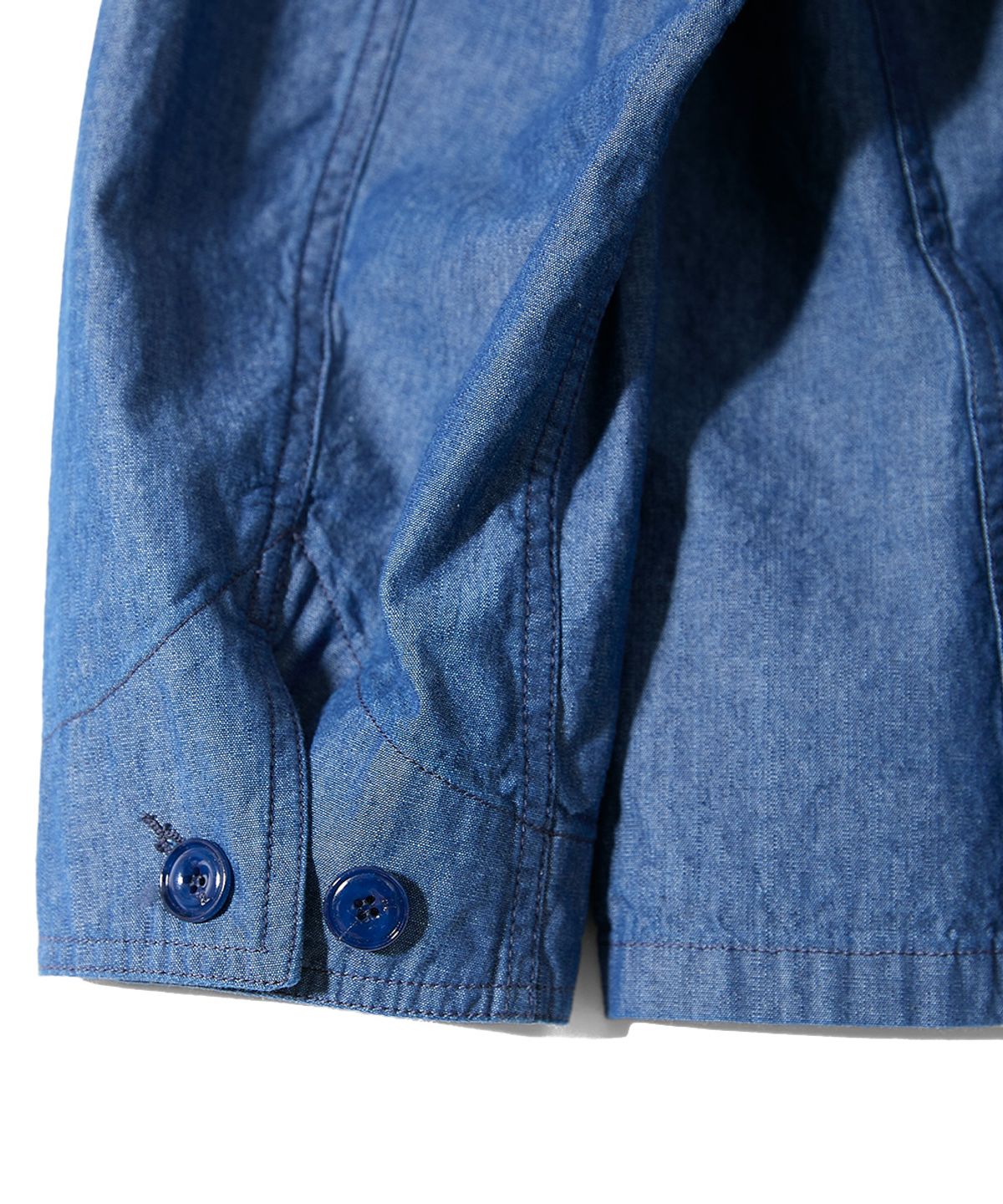 홀리선(HORLISUN) Smith Chambray Work Jacket Blue
