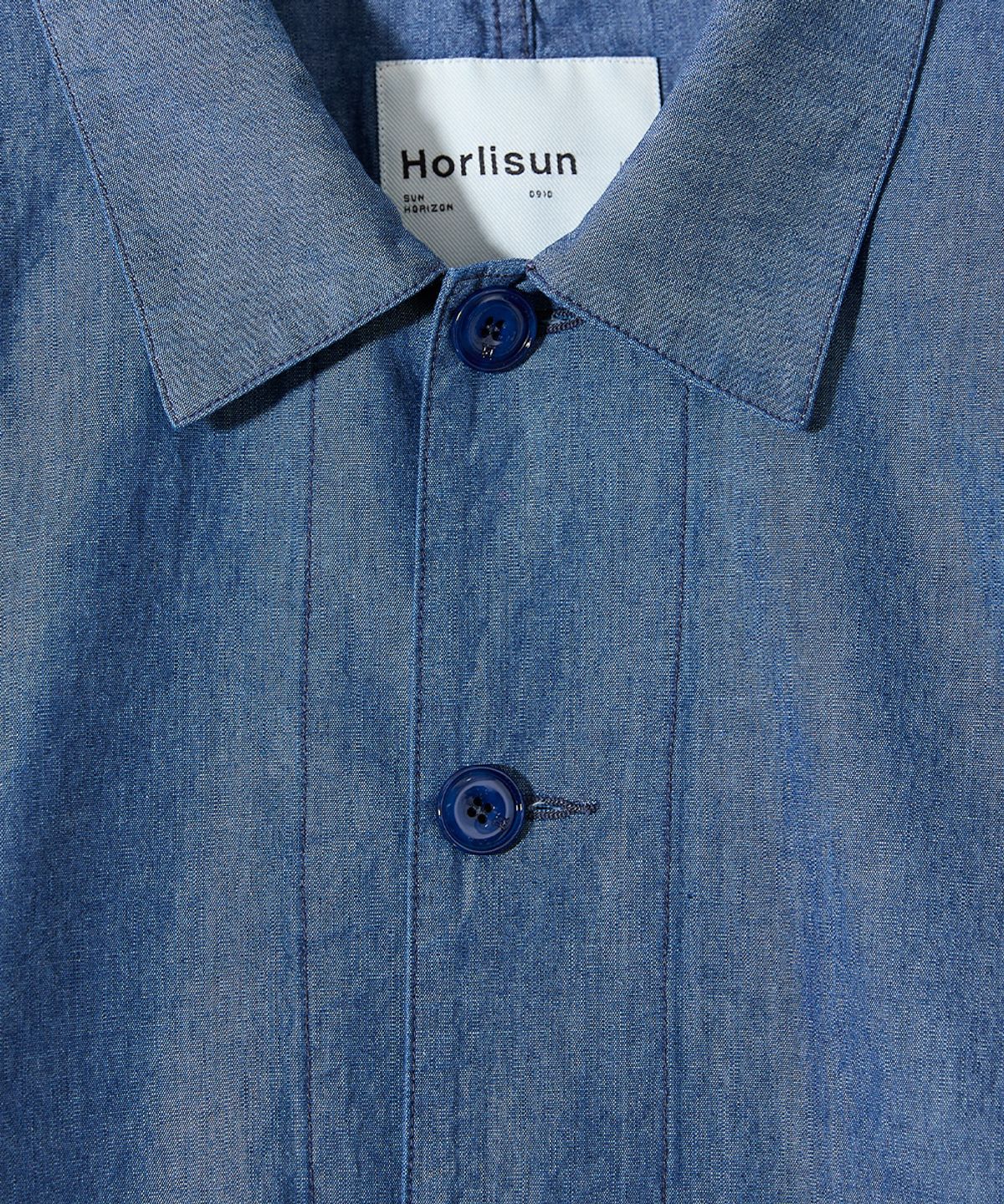 홀리선(HORLISUN) Smith Chambray Work Jacket Blue