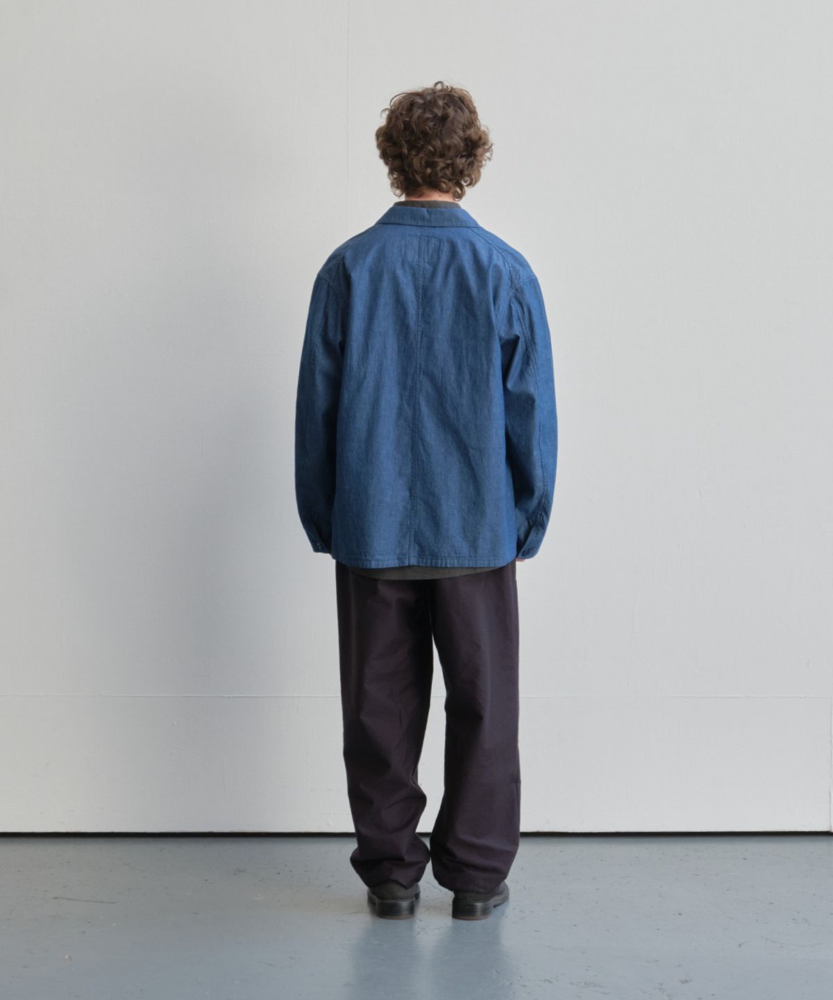 홀리선(HORLISUN) Smith Chambray Work Jacket Blue