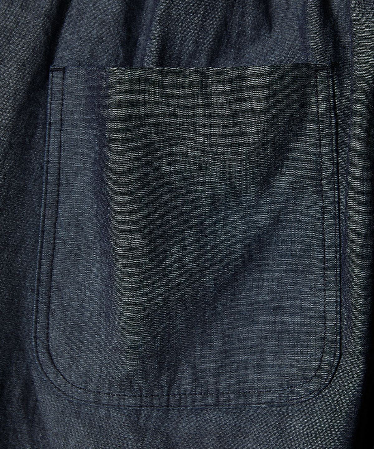 홀리선(HORLISUN) Cove Chambray Drape Loose Pants Dark Navy