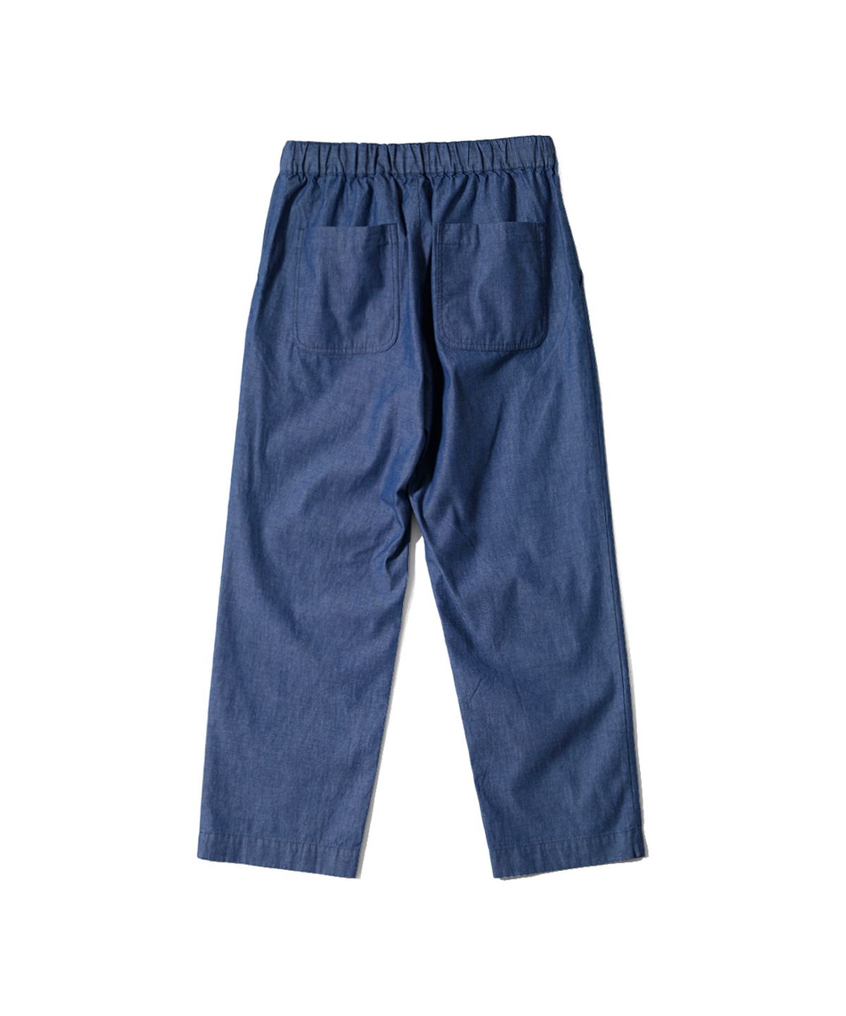 홀리선(HORLISUN) Cove Chambray Drape Loose Pants Blue
