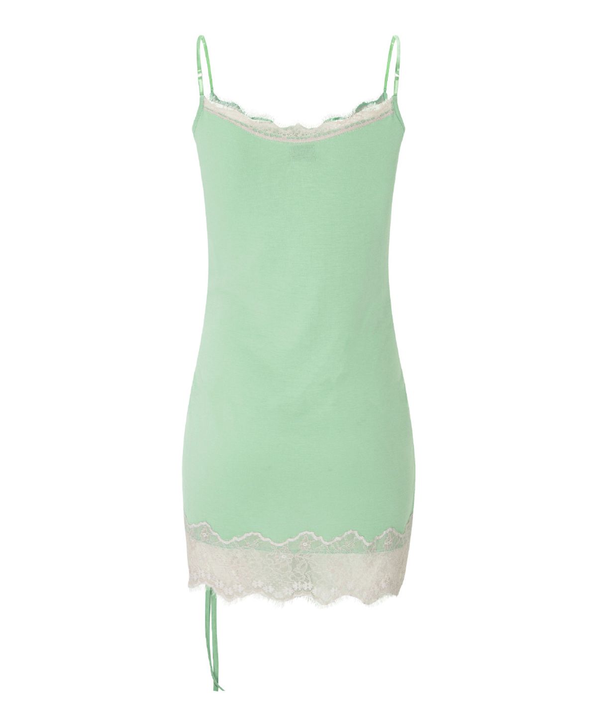 플리즈노팔로우(PLEASENOFOLLOW) Pia Lace Slip Mini Dress (Mint)