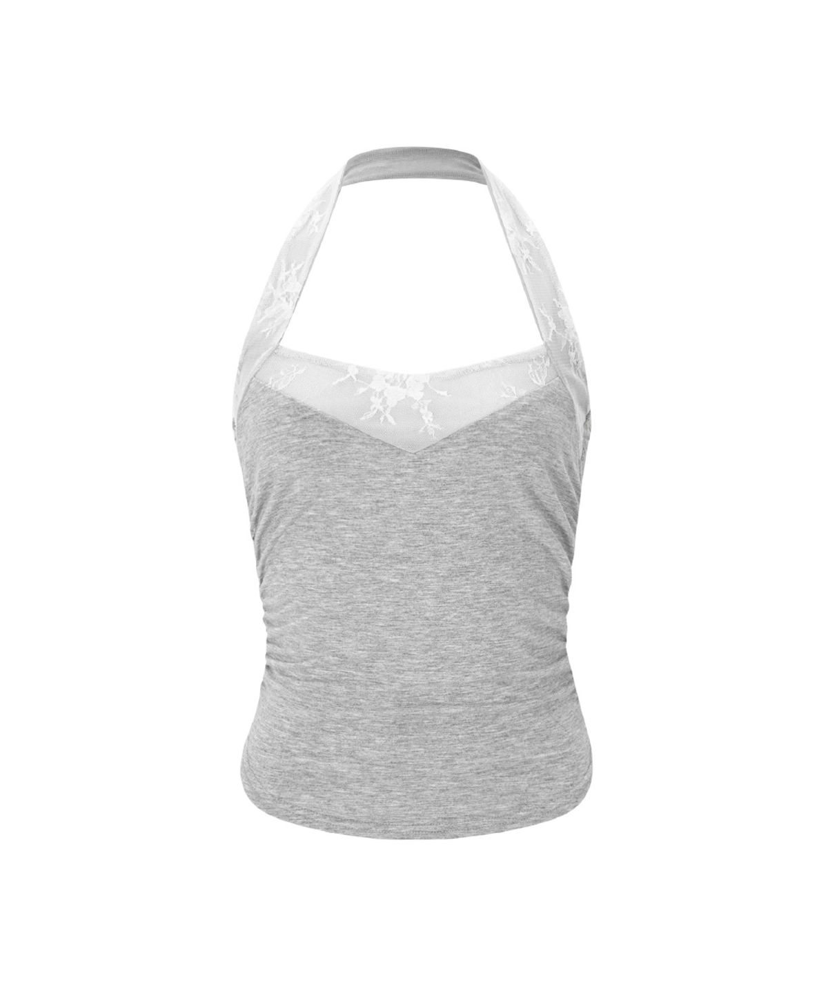 플리즈노팔로우(PLEASENOFOLLOW) Teresa Sleeveless Top (Melange Grey)