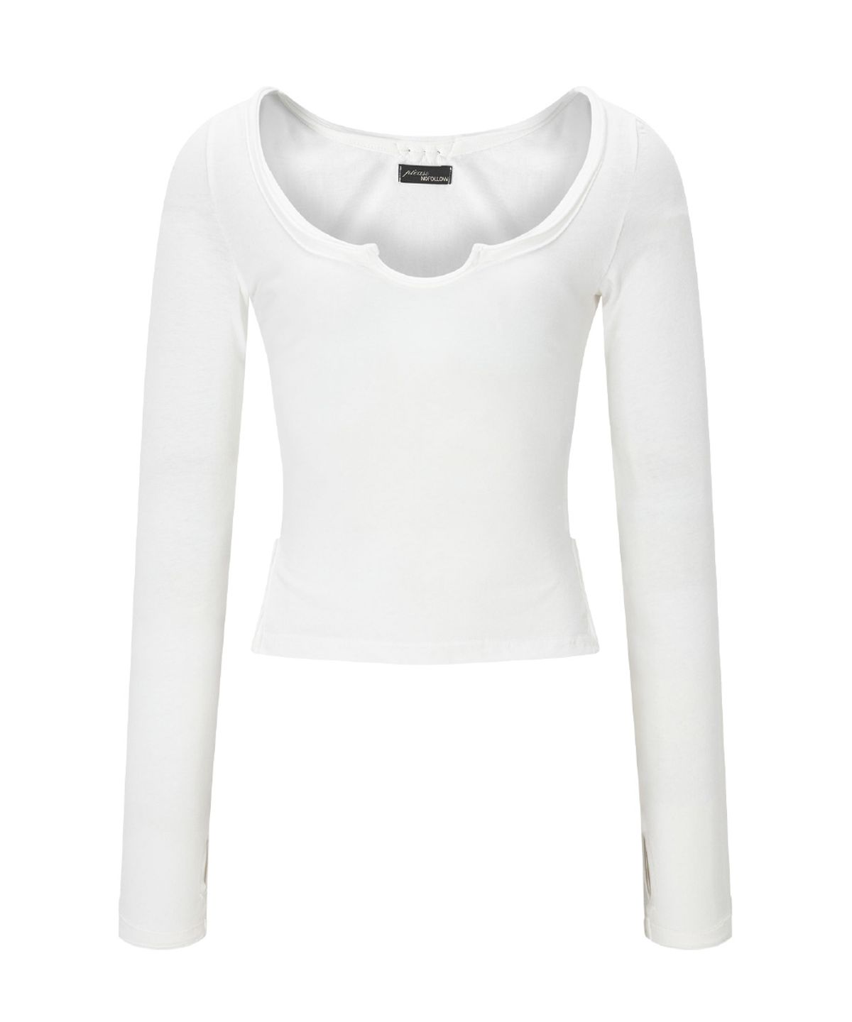 플리즈노팔로우(PLEASENOFOLLOW) Tia  Long Sleeve Top (Ivory)