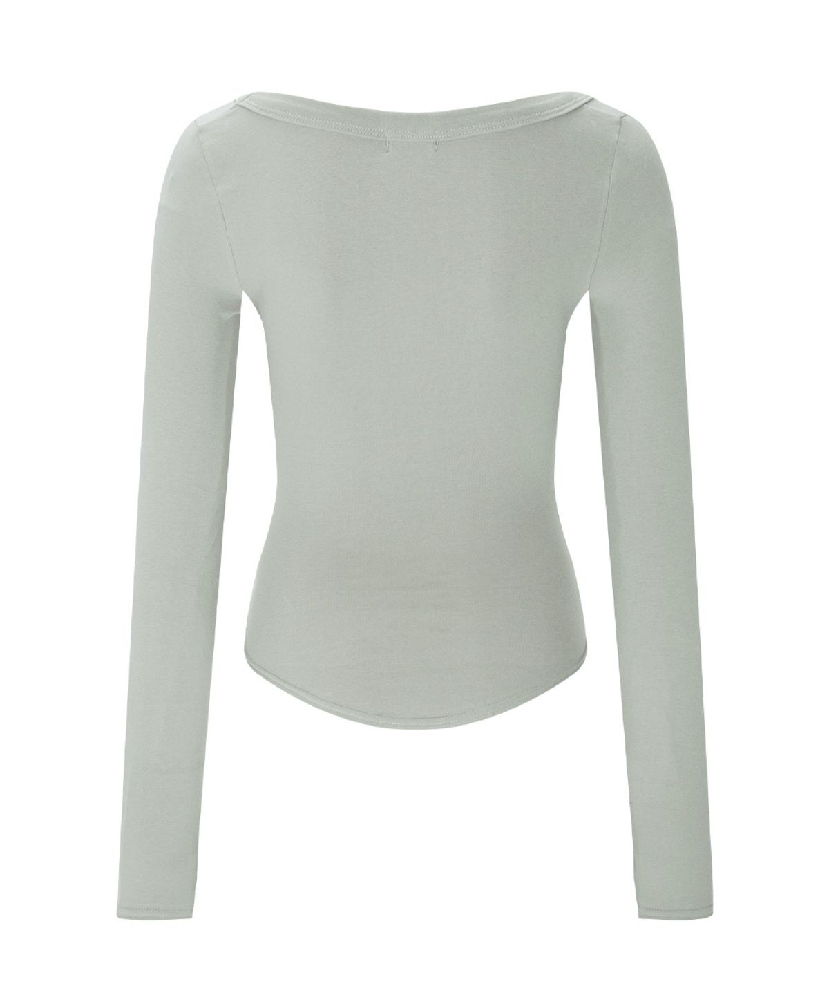 플리즈노팔로우(PLEASENOFOLLOW) 25FW New MOMO Shirring Top  (Ash Grey)