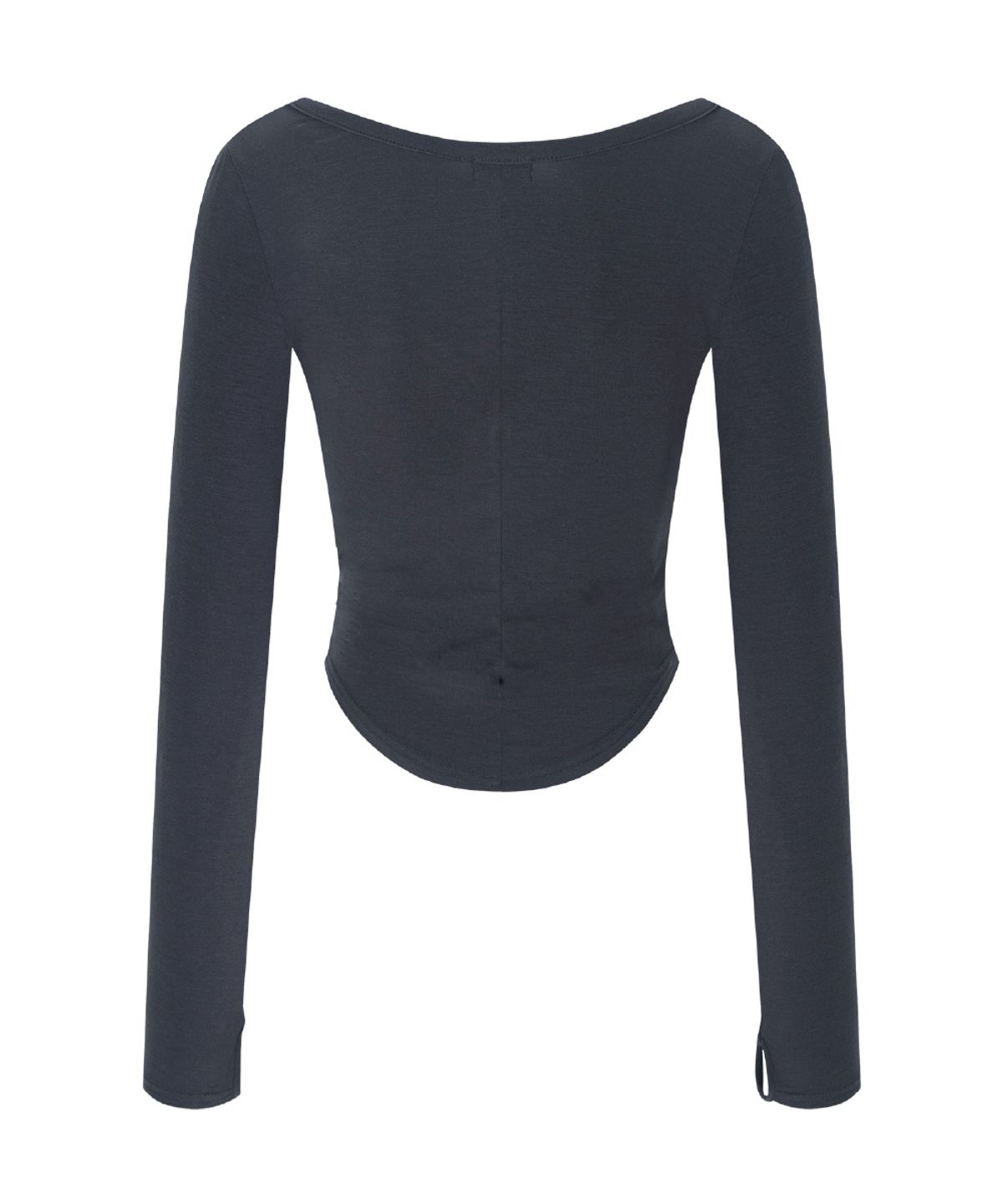 플리즈노팔로우(PLEASENOFOLLOW) Deba Long Sleeve Top (Charcoal)