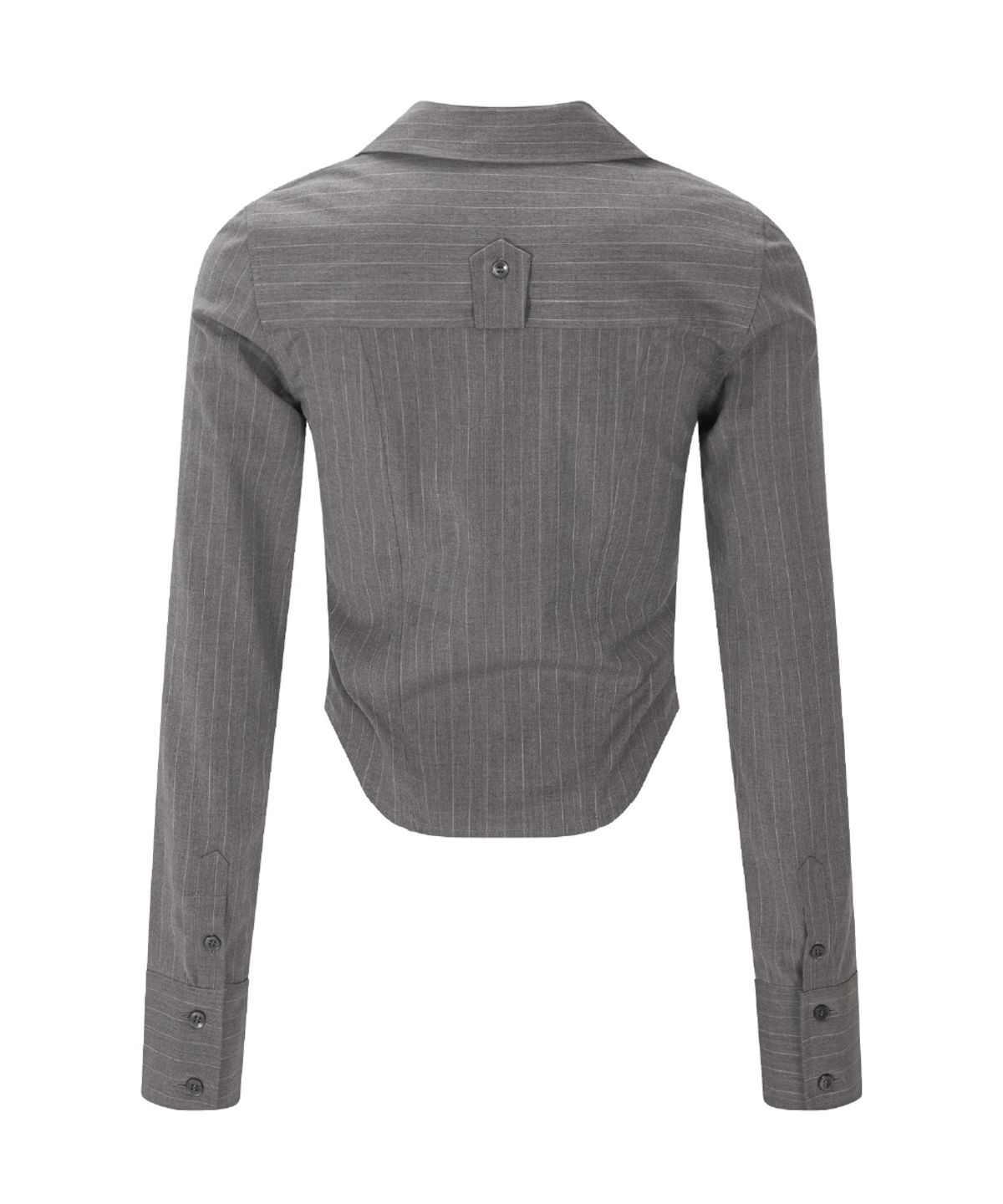 플리즈노팔로우(PLEASENOFOLLOW) Kayla Shirring Shirt Top (Mocha)