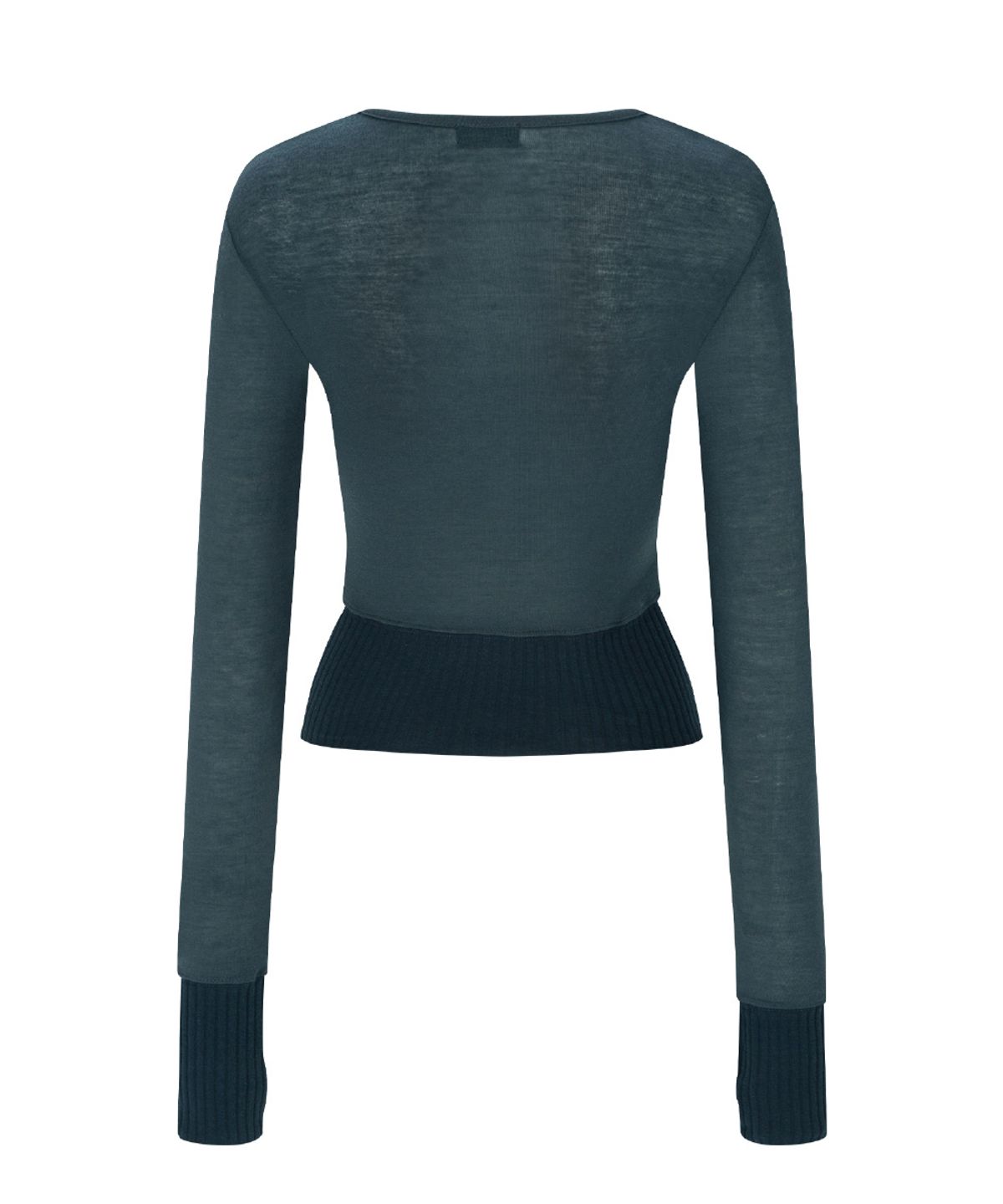 플리즈노팔로우(PLEASENOFOLLOW) Ollie Hooked Cardigan (Pale Charcoal)
