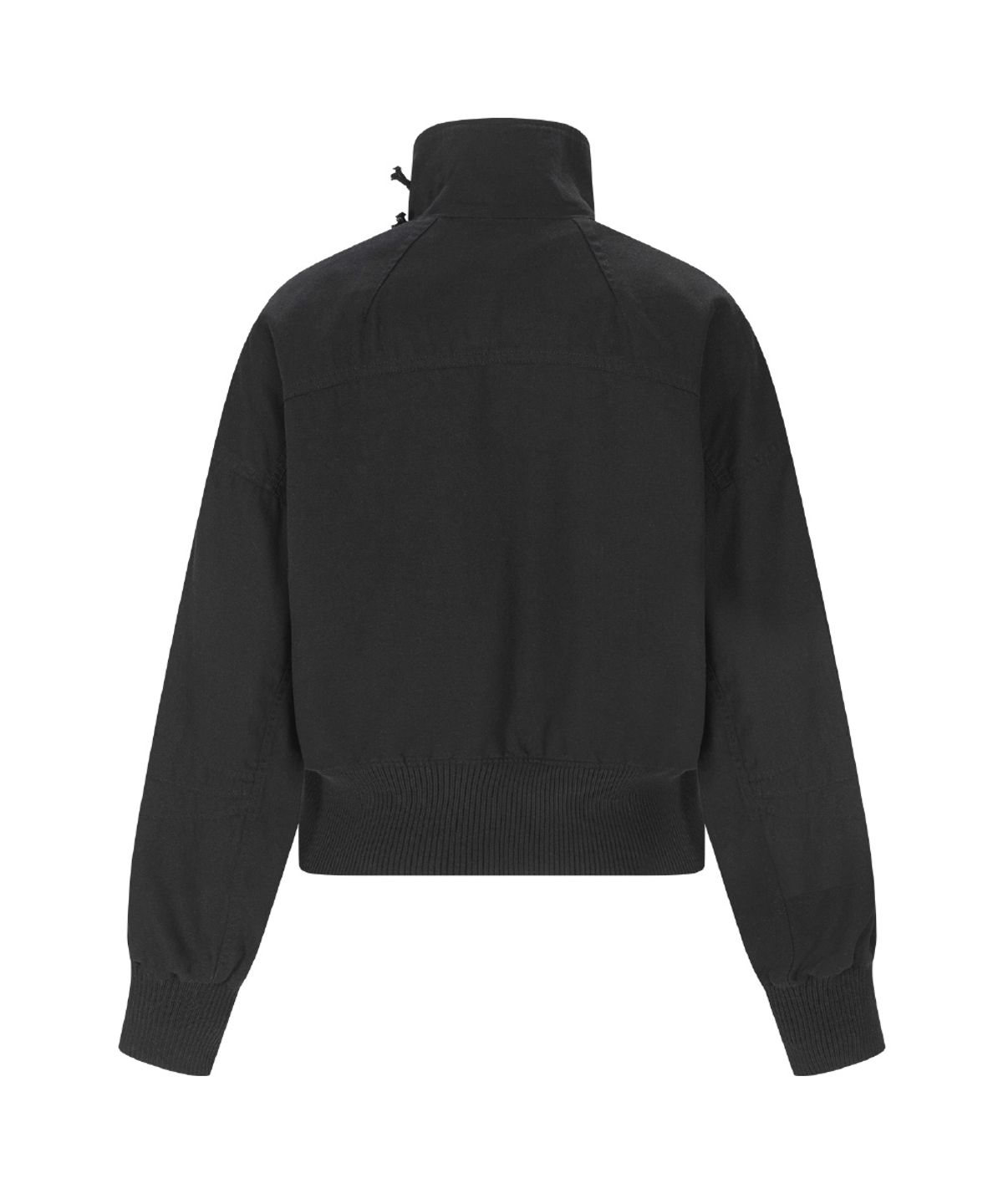 플리즈노팔로우(PLEASENOFOLLOW) Beren High-neck Bomber jacket (Black)
