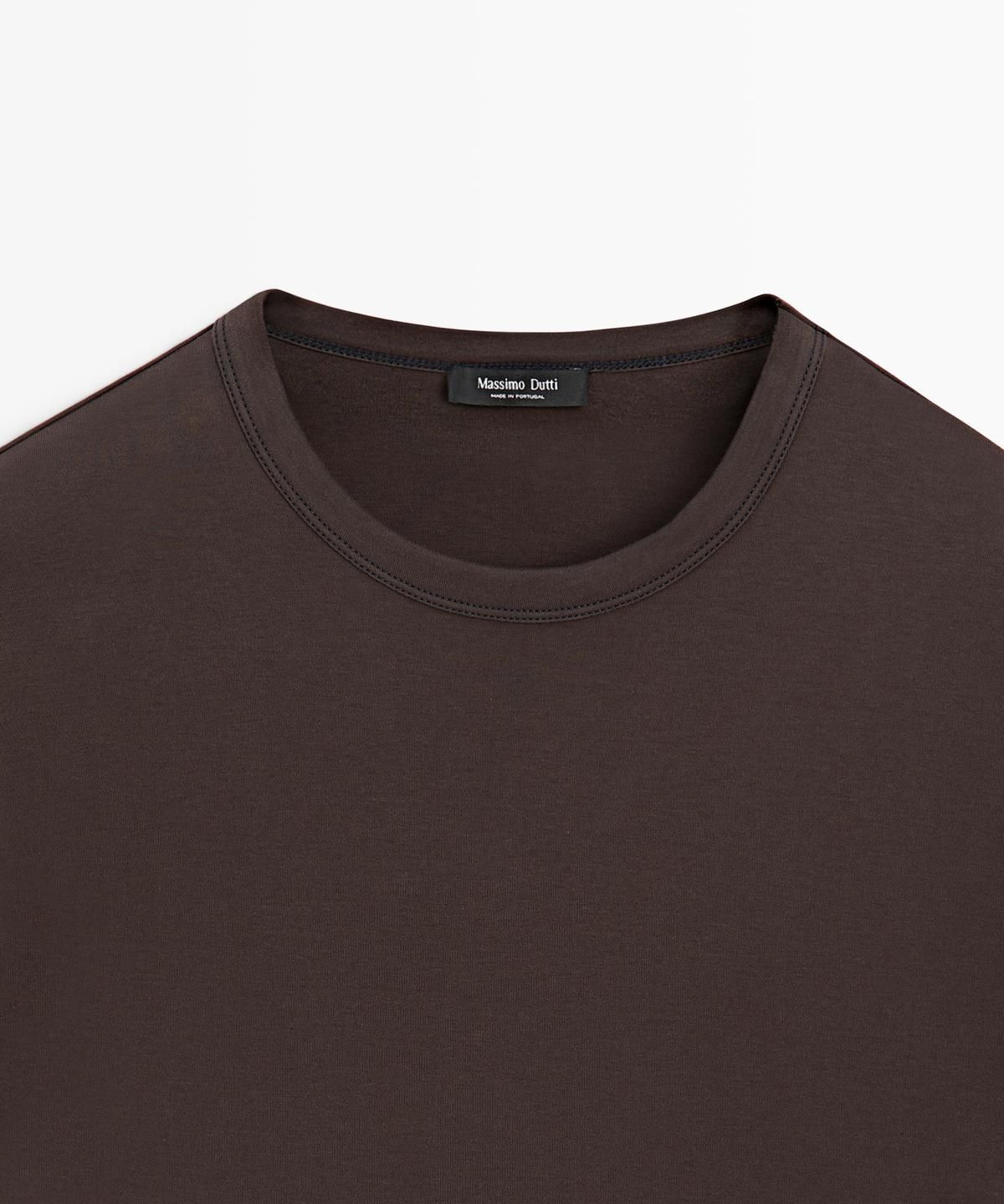 마시모두띠(MASSIMO DUTTI) 100% 코튼 반팔 티셔츠