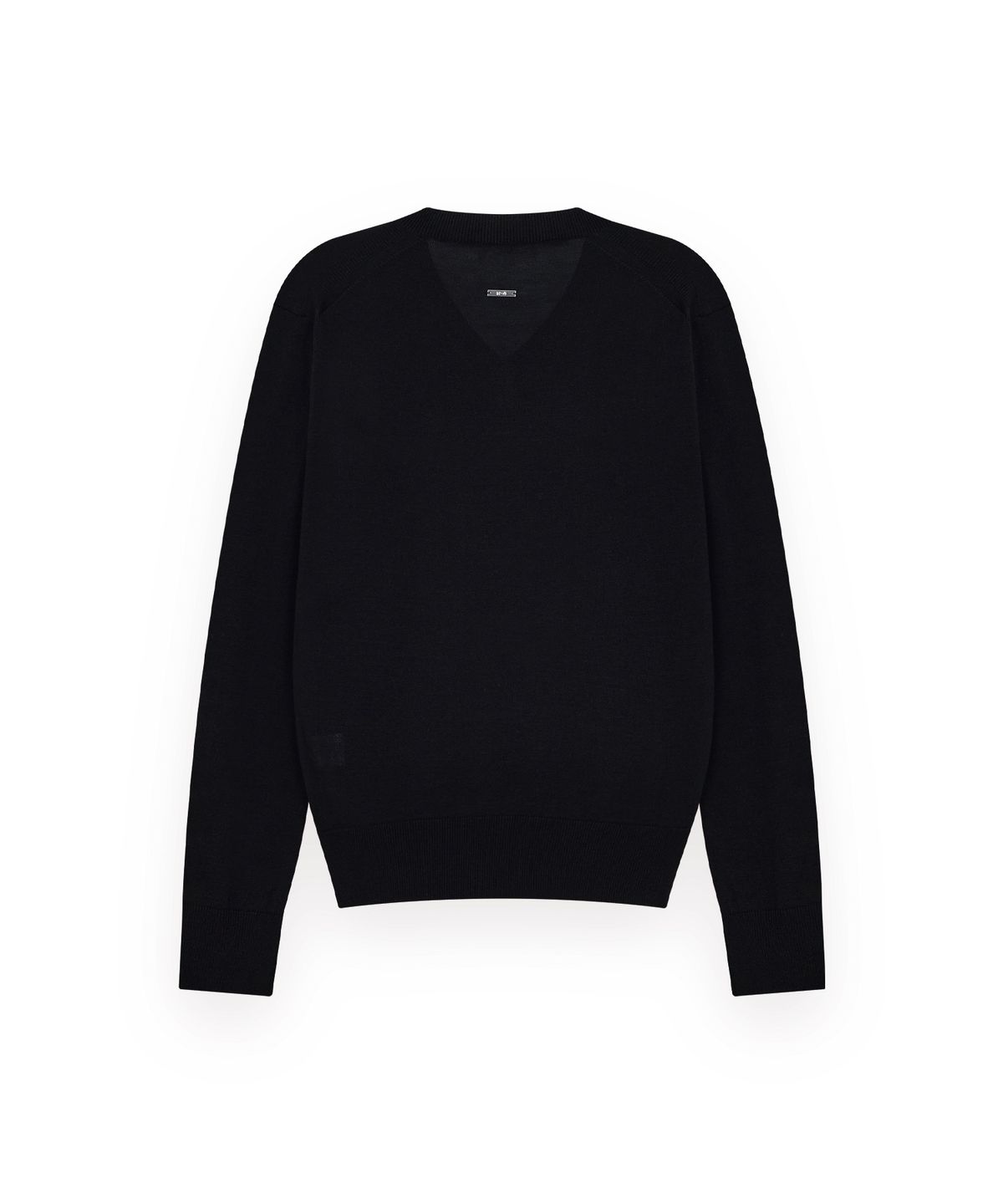 알포(R-4) R-0068 / LUX - REFINED SILK V-NECK(BLACK)