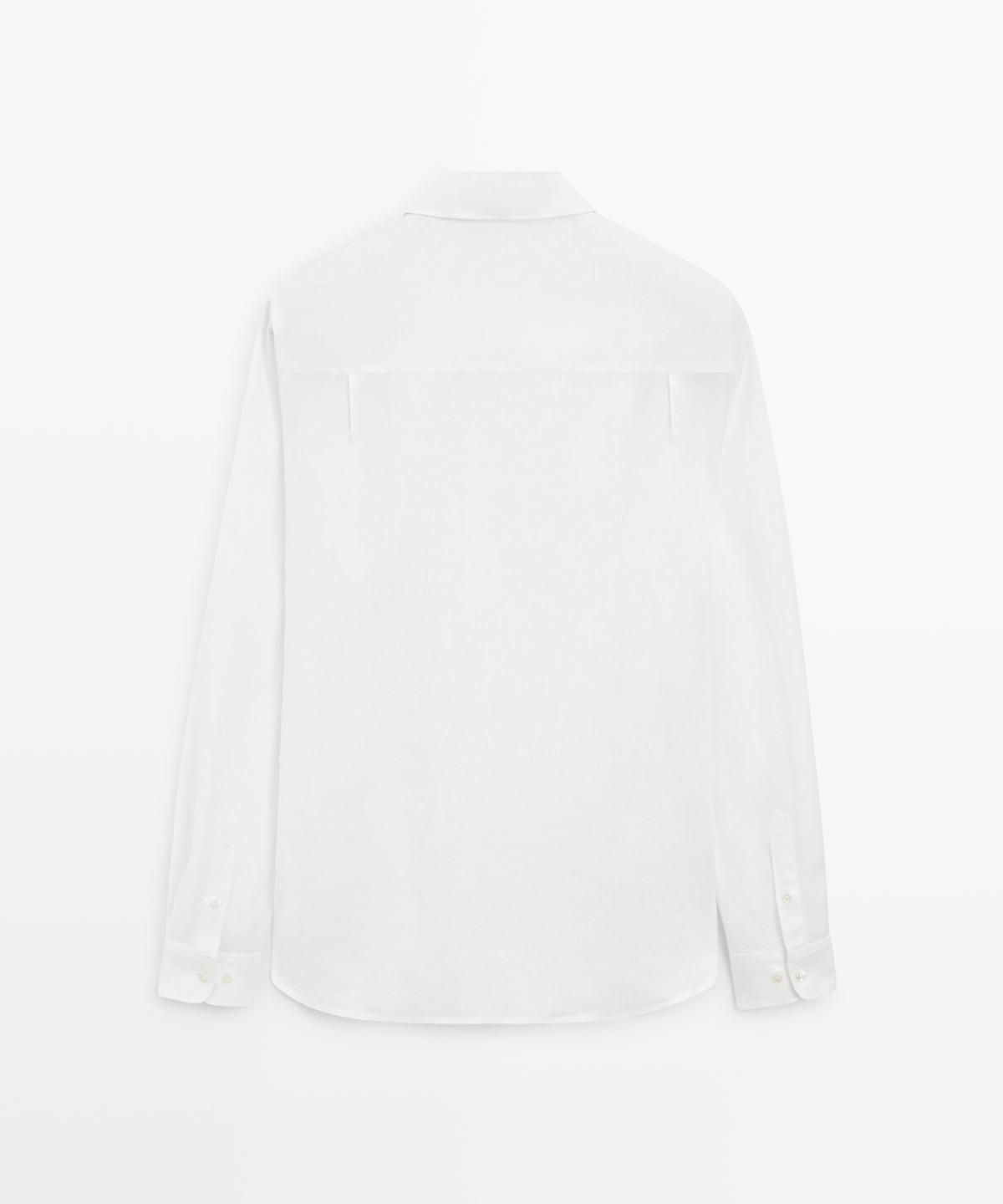 마시모두띠(MASSIMO DUTTI) 엑스트라 파인 린넨 레귤러 핏 셔츠