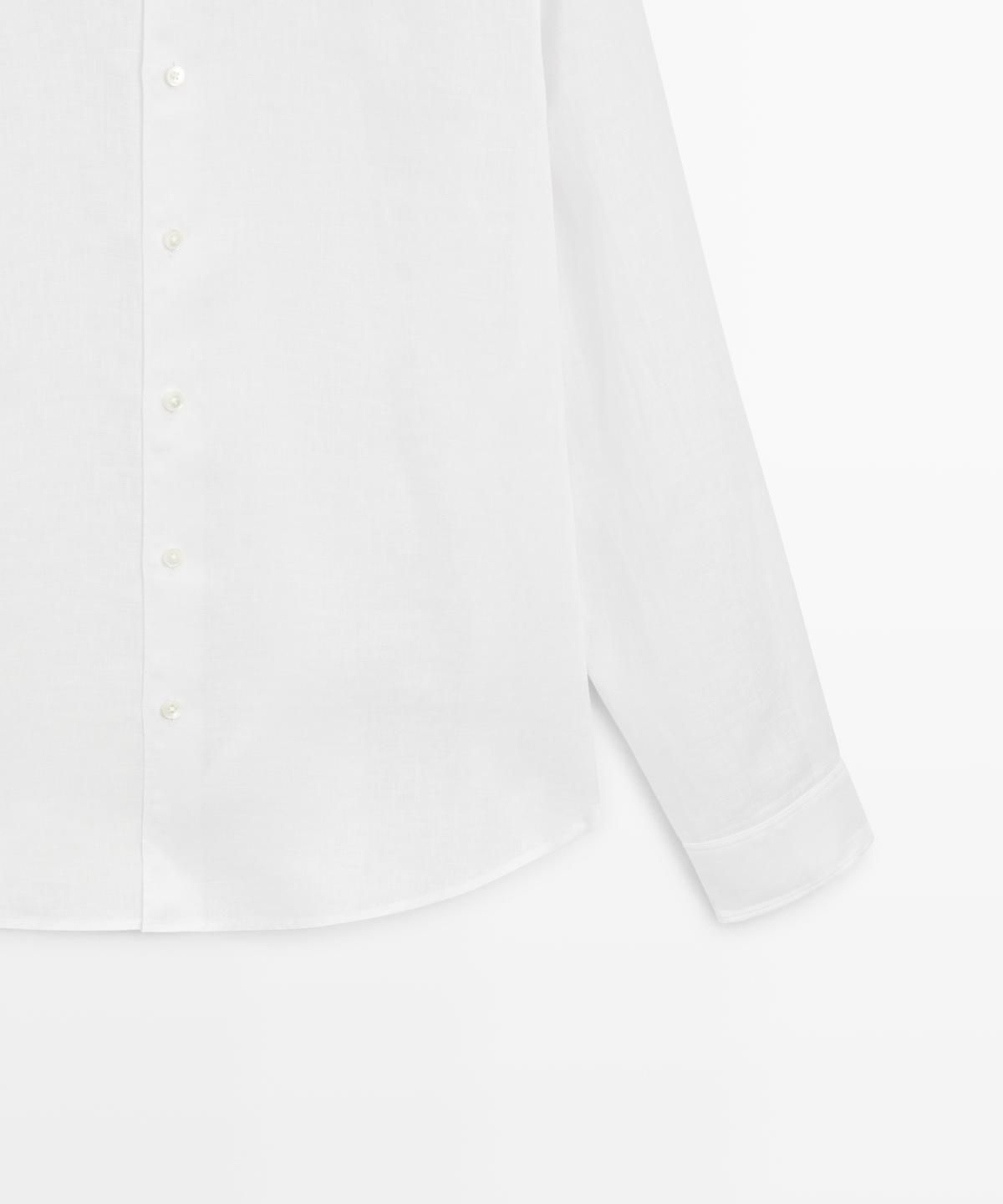 마시모두띠(MASSIMO DUTTI) 엑스트라 파인 린넨 레귤러 핏 셔츠
