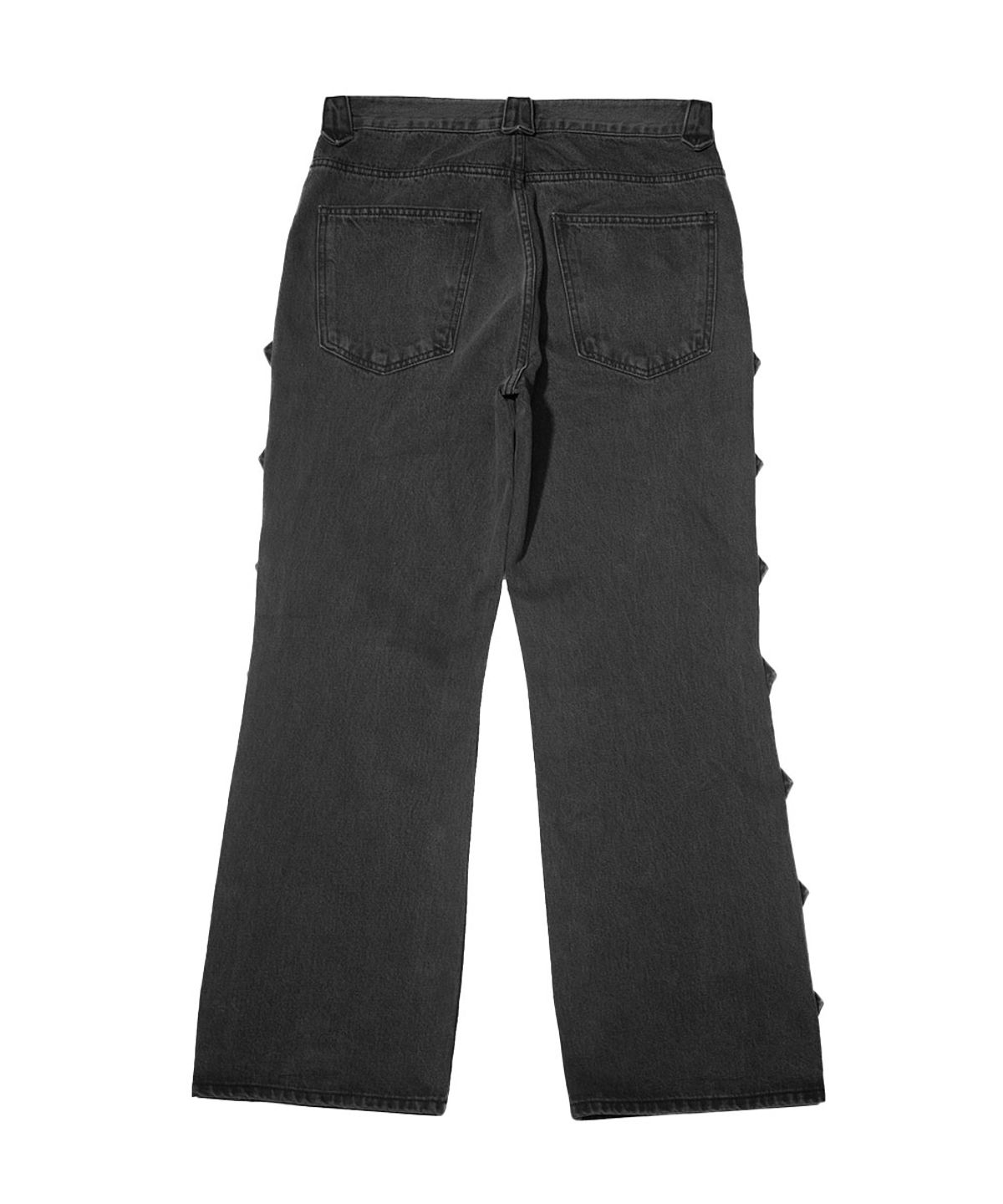 더 긱스(THE GEEKS) Ranch Flare Denim Jeans - Black
