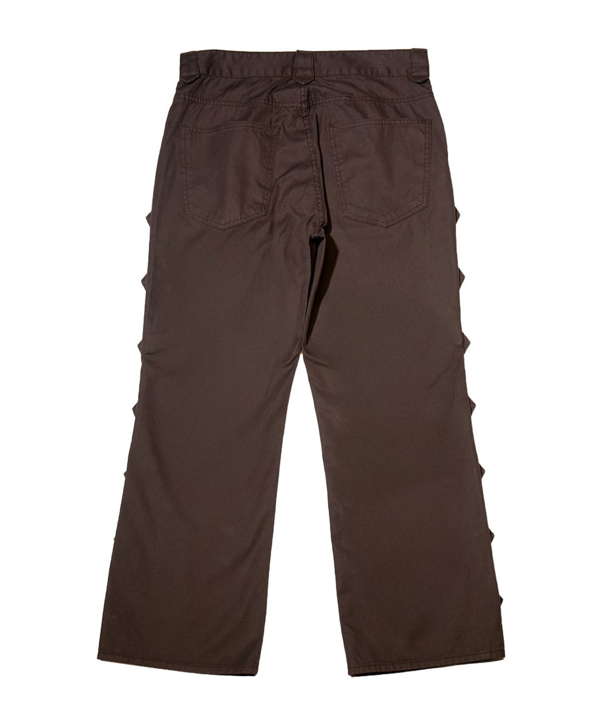 더 긱스(THE GEEKS) Ranch Flare Gabardine Jeans - Brown