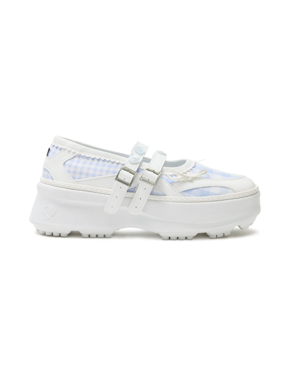뚜오미오(TUOMIO) MEMENTO PATCHWORK PLATFORM MARYJANE [WHITE]