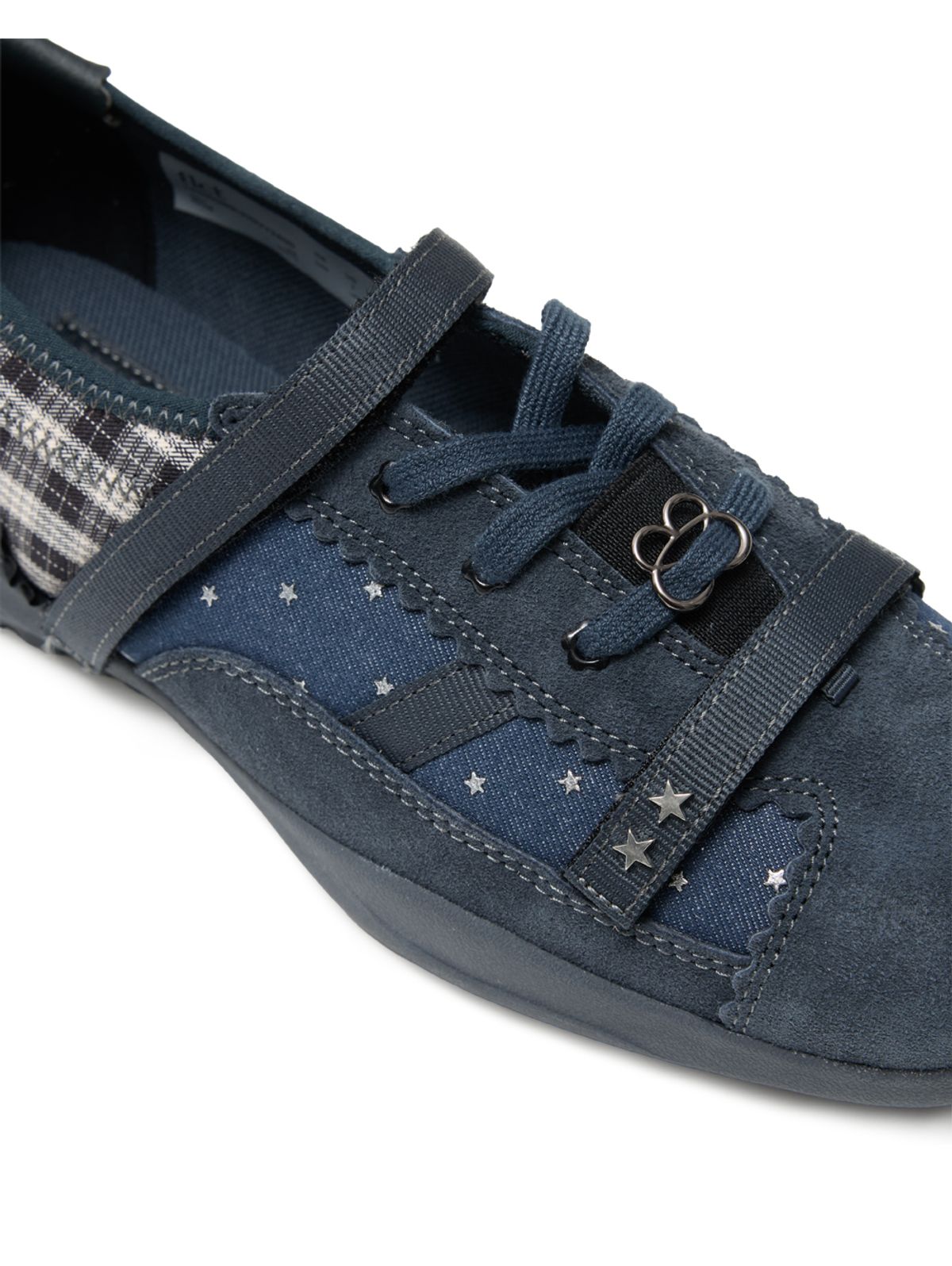 뚜오미오(TUOMIO) MEMENTO PATCHWORK SNEAKERS [NAVY]