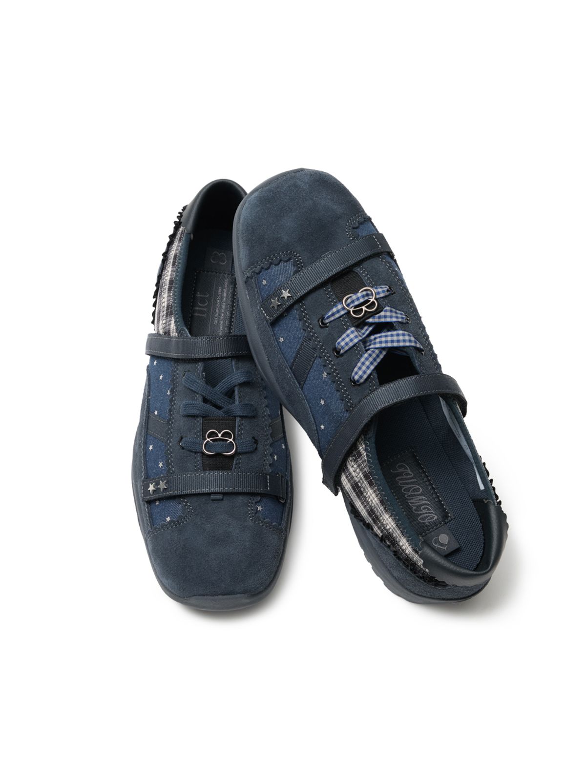 뚜오미오(TUOMIO) MEMENTO PATCHWORK SNEAKERS [NAVY]