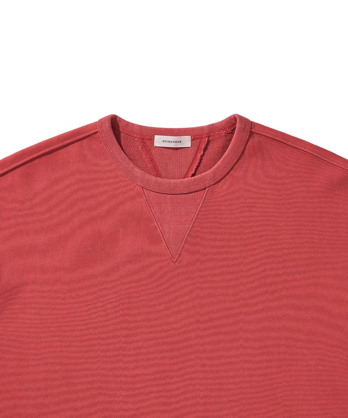 히즈핸더(HISHANDER) VINTAGE SWEAT SHIRTS VINTAGE RED