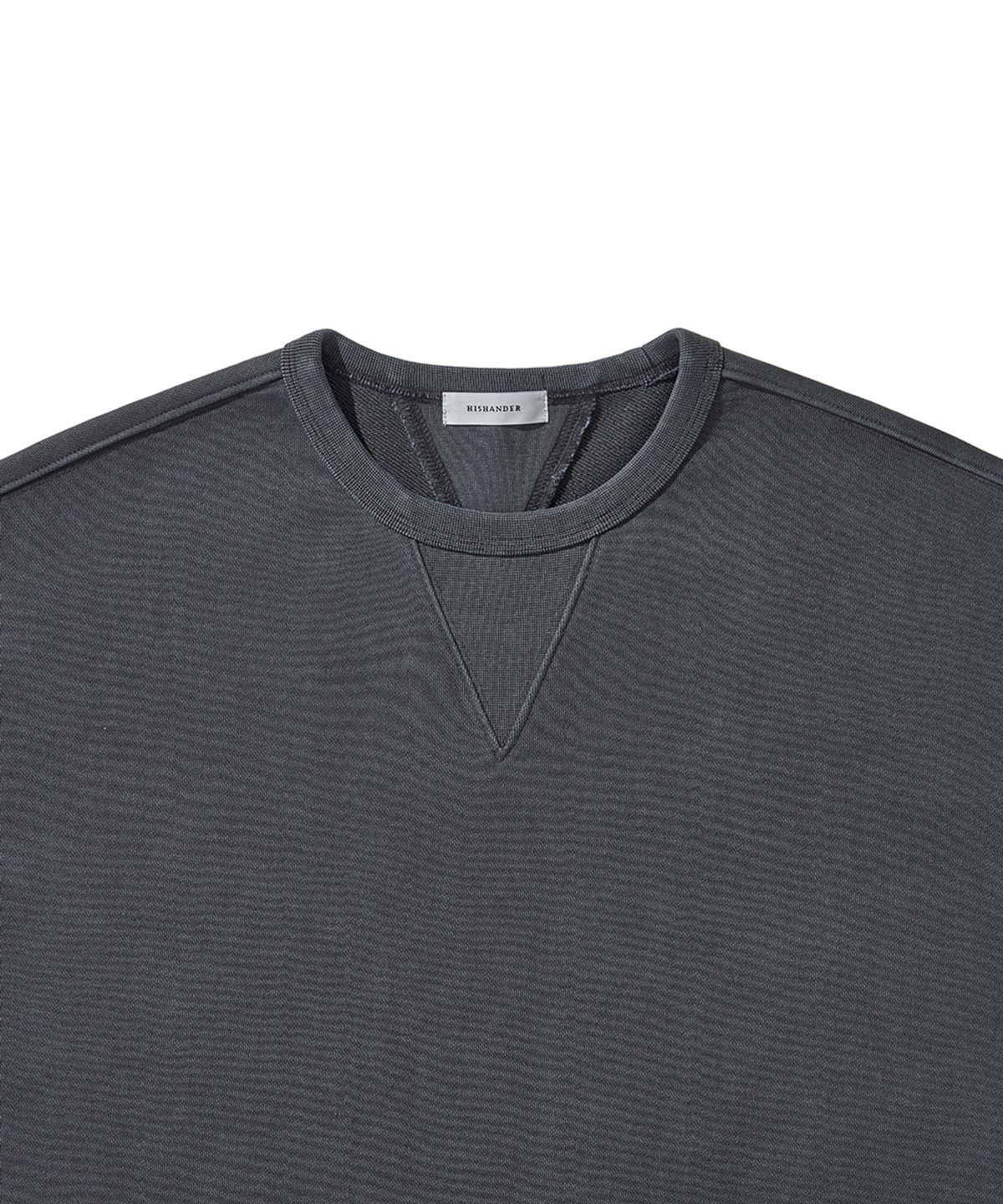 히즈핸더(HISHANDER) VINTAGE SWEAT SHIRTS CHARCOAL