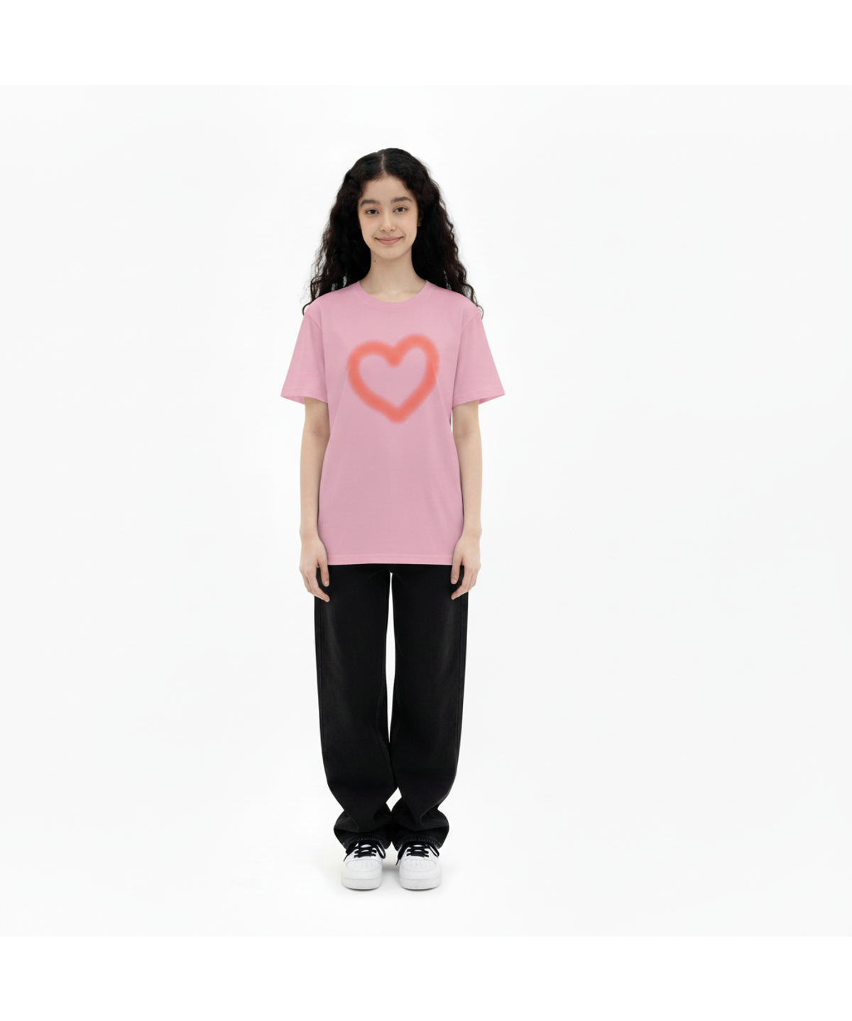 러브미오피셜(LOVEMIIOFFICIAL) 파스텔 하트 티셔츠 2ver.