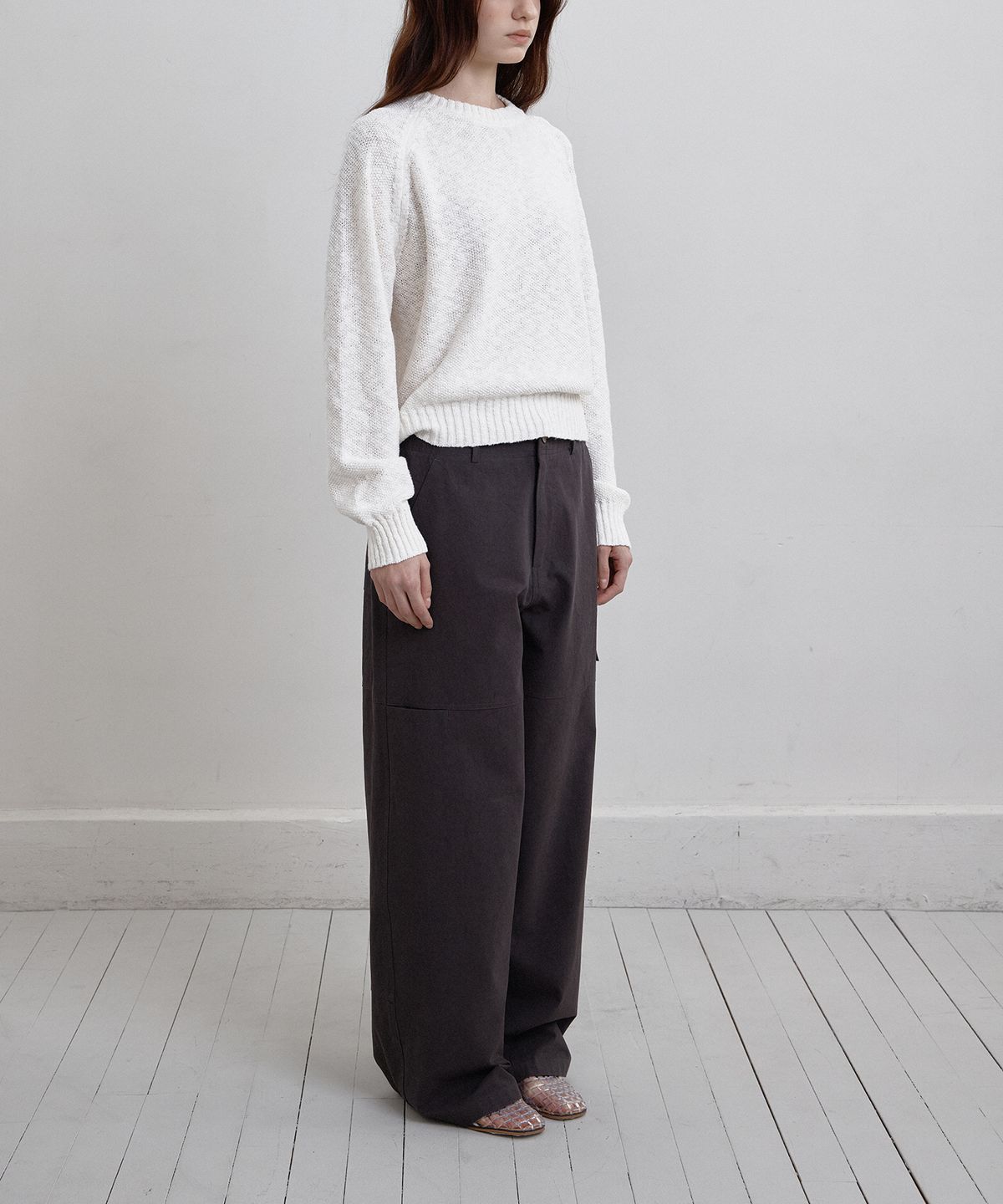 벗튼(BUT'TON) Pocket Detail Pants(Chacoal)