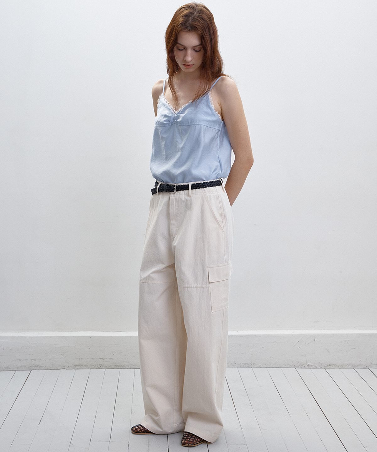 벗튼(BUT'TON) Pocket Detail Pants(Ivory)