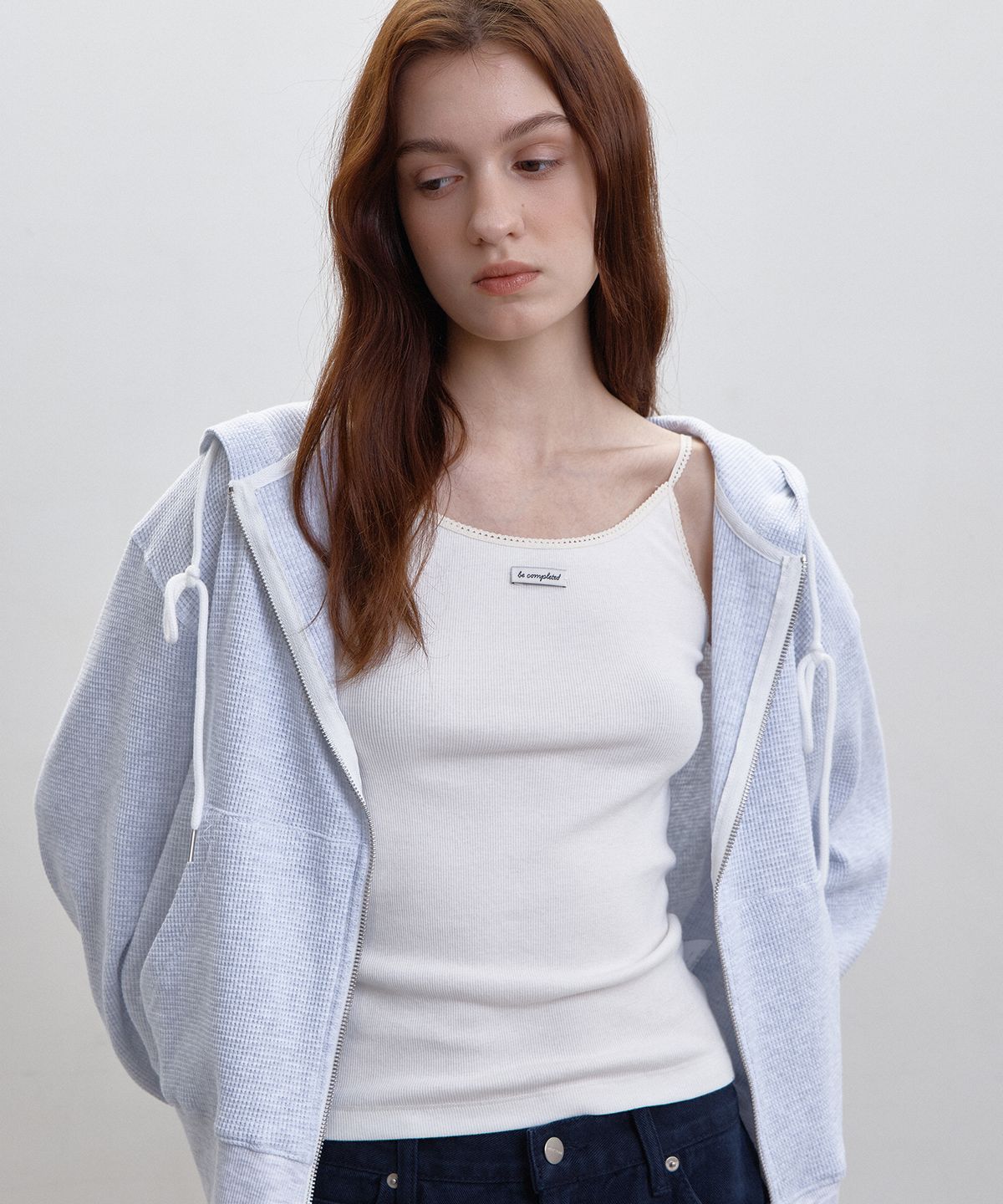 벗튼(BUT'TON) Trimming Sleeveless (Ivory)