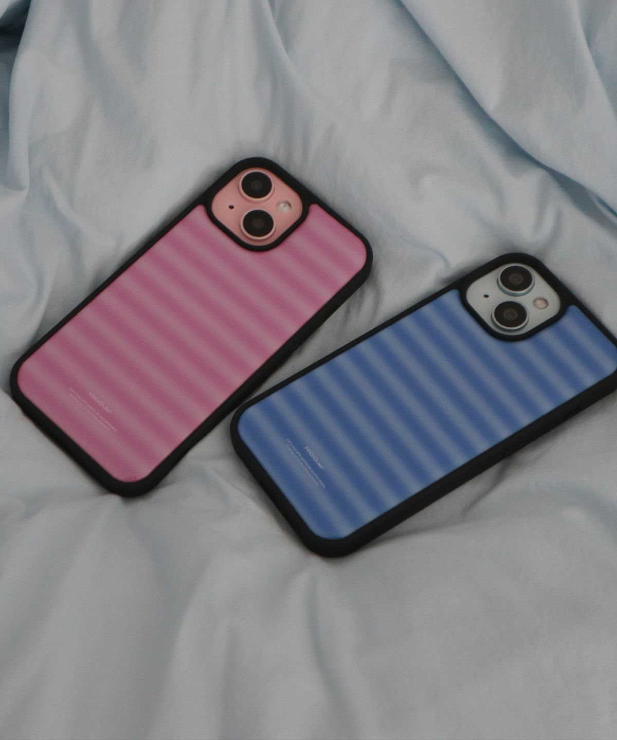 하이우(HIOO) stria epoxy case - pink. (에폭시 범퍼 케이스)