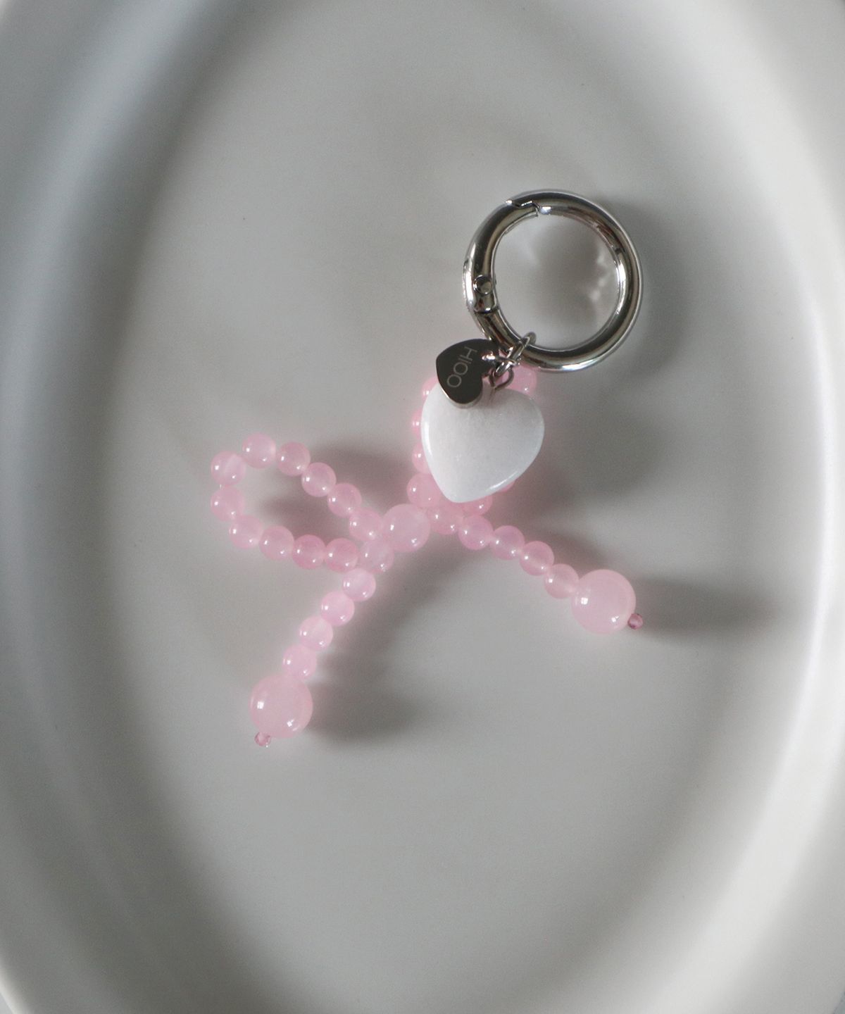 하이우(HIOO) Cinta keyring - pink snow.