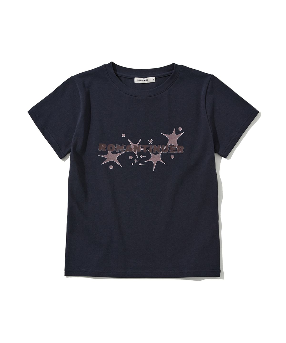 로맨티누어(ROMANTINUER) Logo Spark T-Shirt (Navy)