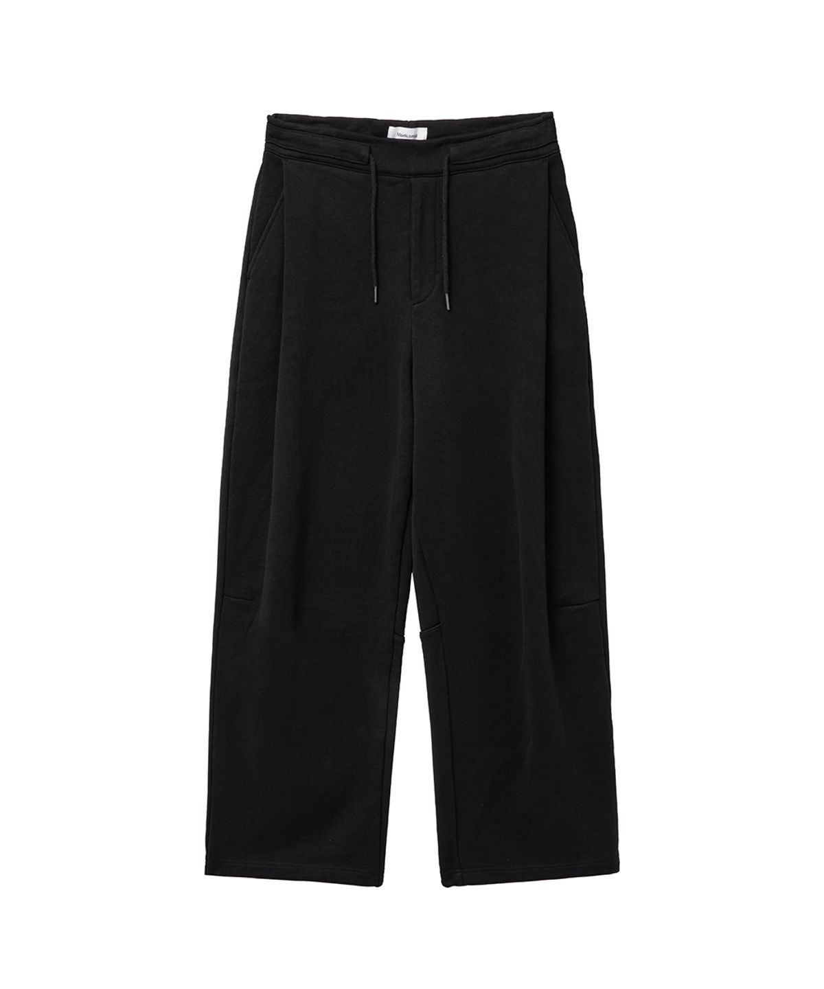 미세키서울 맨(MISEKISEOUL MEN) Curved sweat pants BLACK
