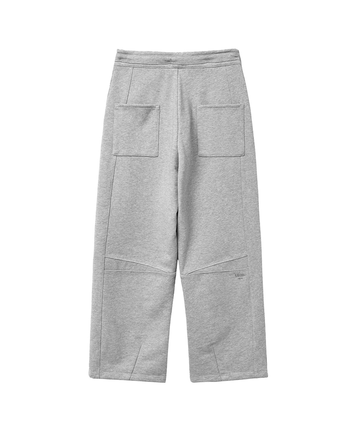 미세키서울 맨(MISEKISEOUL MEN) Curved sweat pants GREY