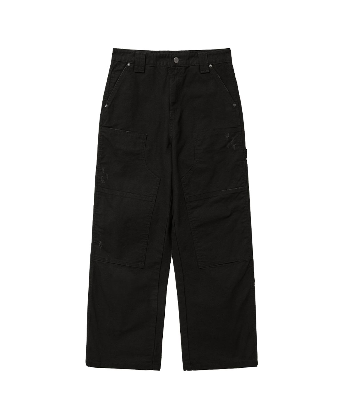 미세키서울 맨(MISEKISEOUL MEN) Double knee carpenter pants BLACK