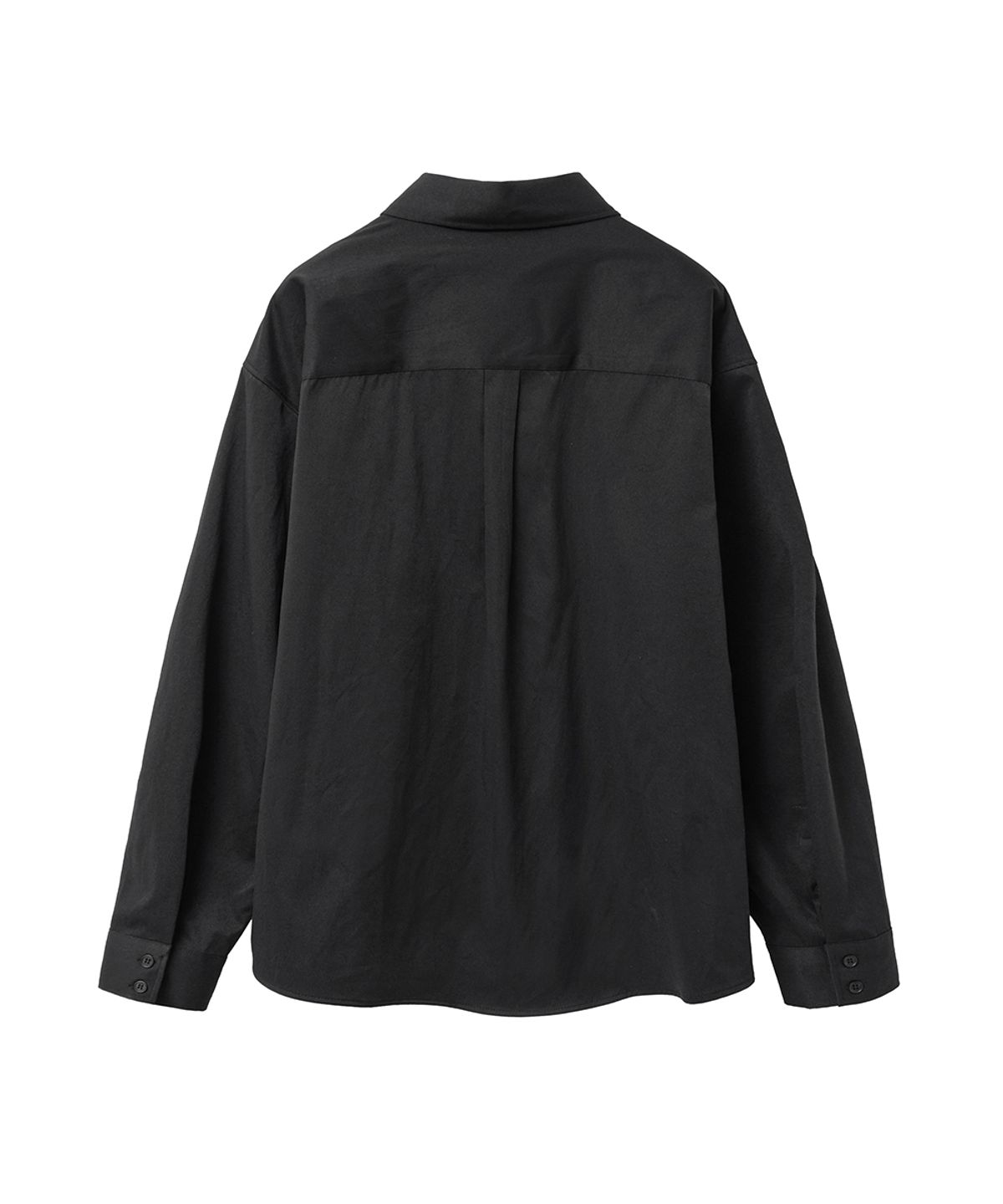 미세키서울 맨(MISEKISEOUL MEN) Asymmetric button shirt BLACK