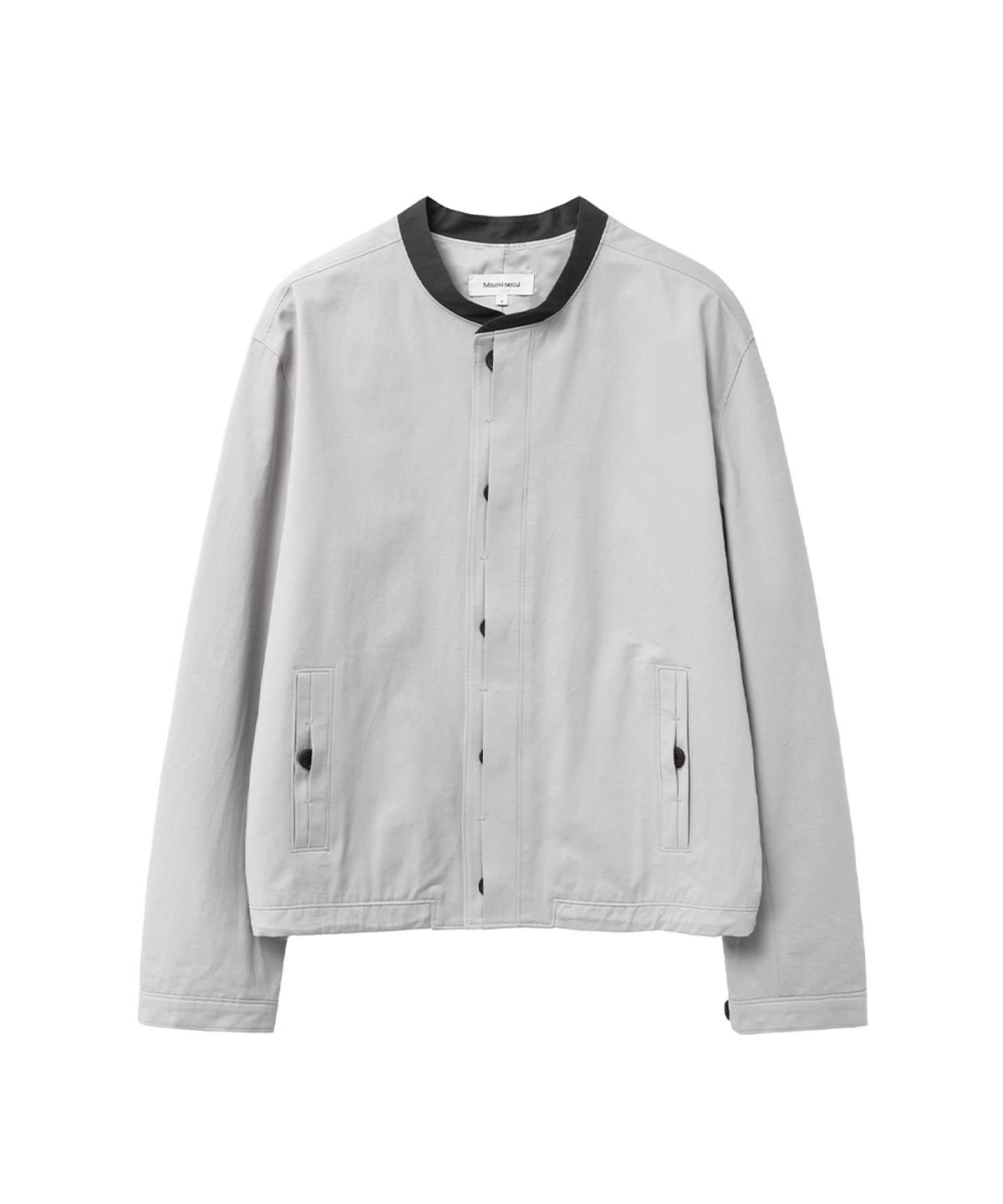 미세키서울 맨(MISEKISEOUL MEN) Two-tone blouson jacket GREY