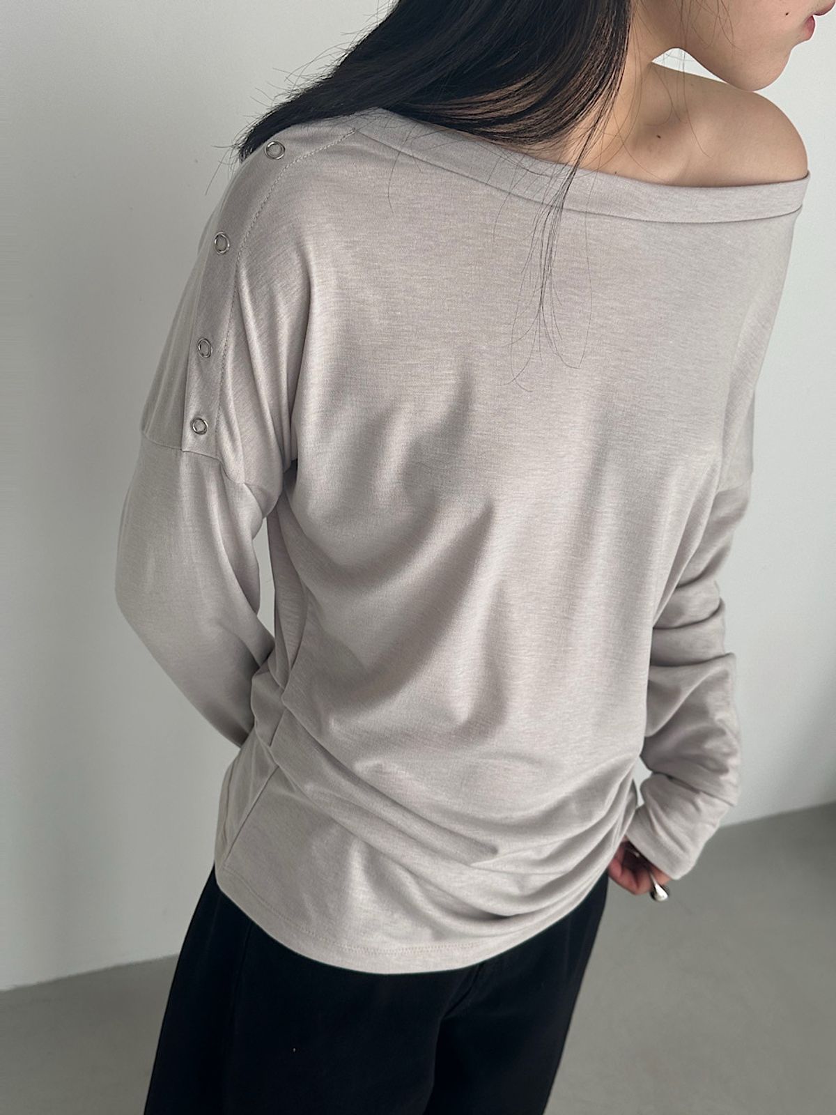 아포엠(APOEM) Snap Off-Shoulder Sleeve (3C)