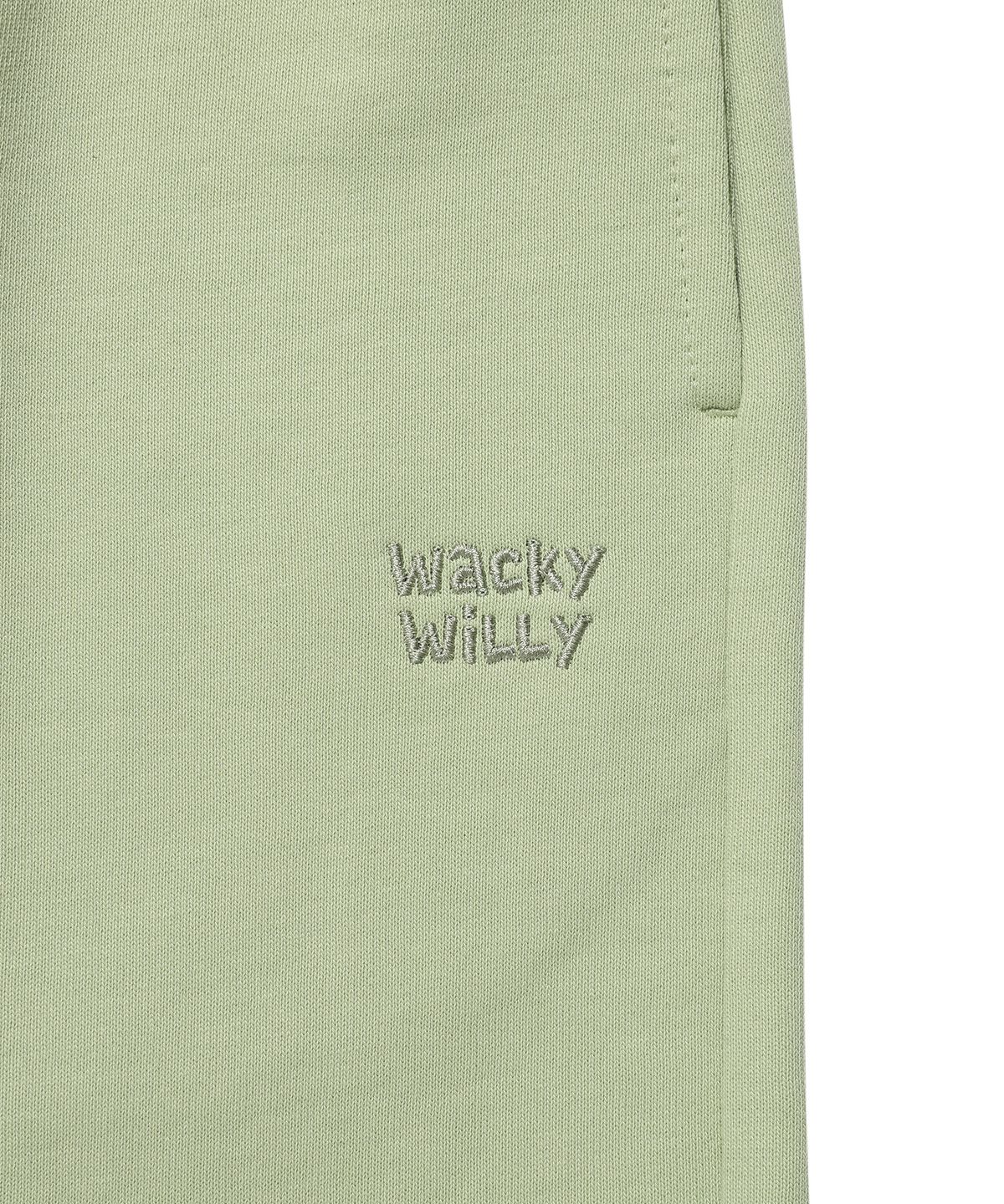 와키윌리(WACKY WILLY) 베이직 스웻 숏팬츠 그린