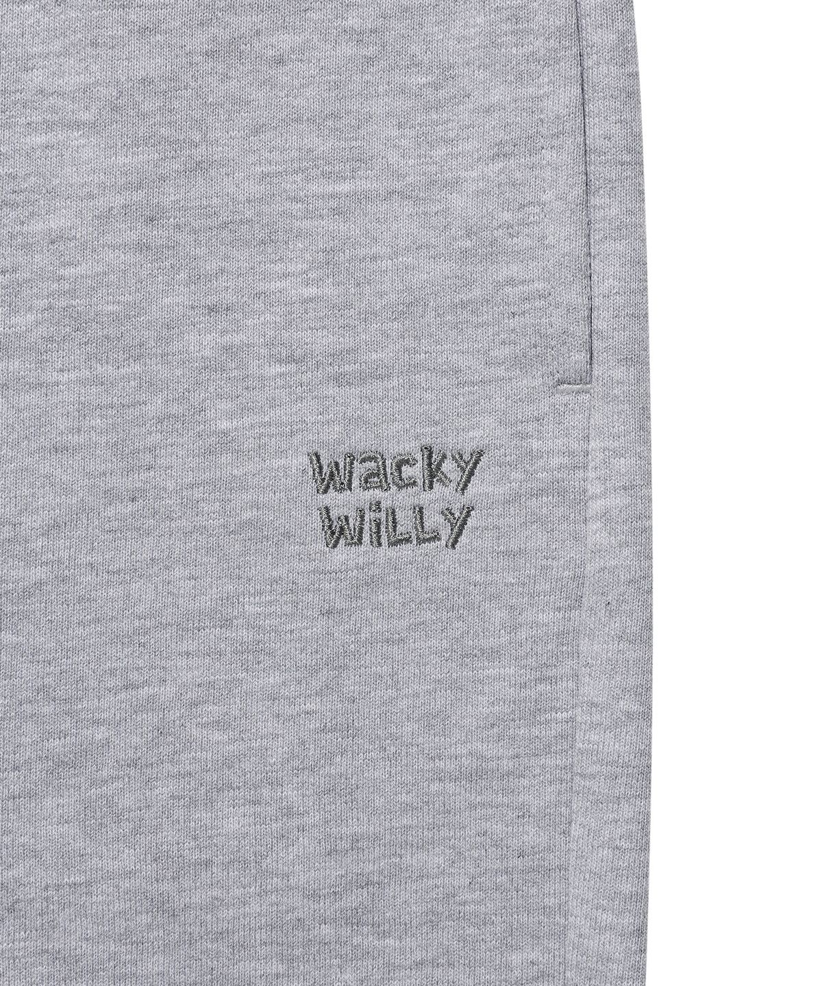와키윌리(WACKY WILLY) 베이직 스웻 숏팬츠 그레이