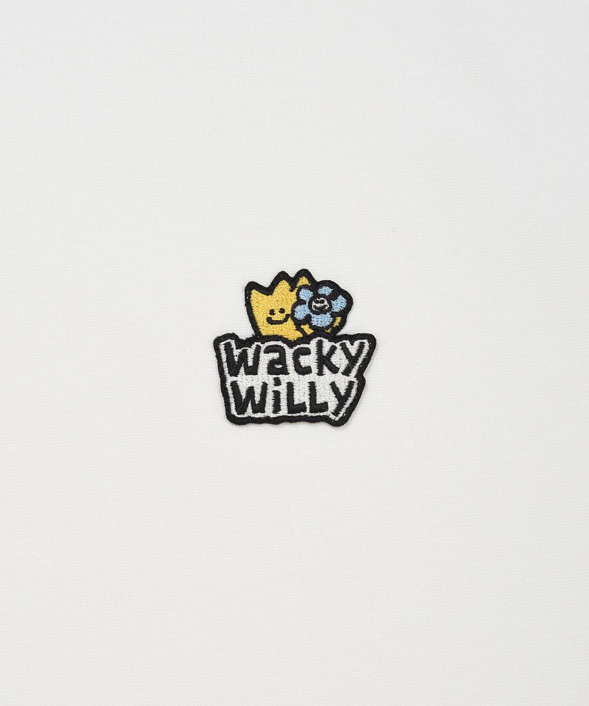 와키윌리(WACKY WILLY) 더블 키키와펜 반팔티셔츠 화이트