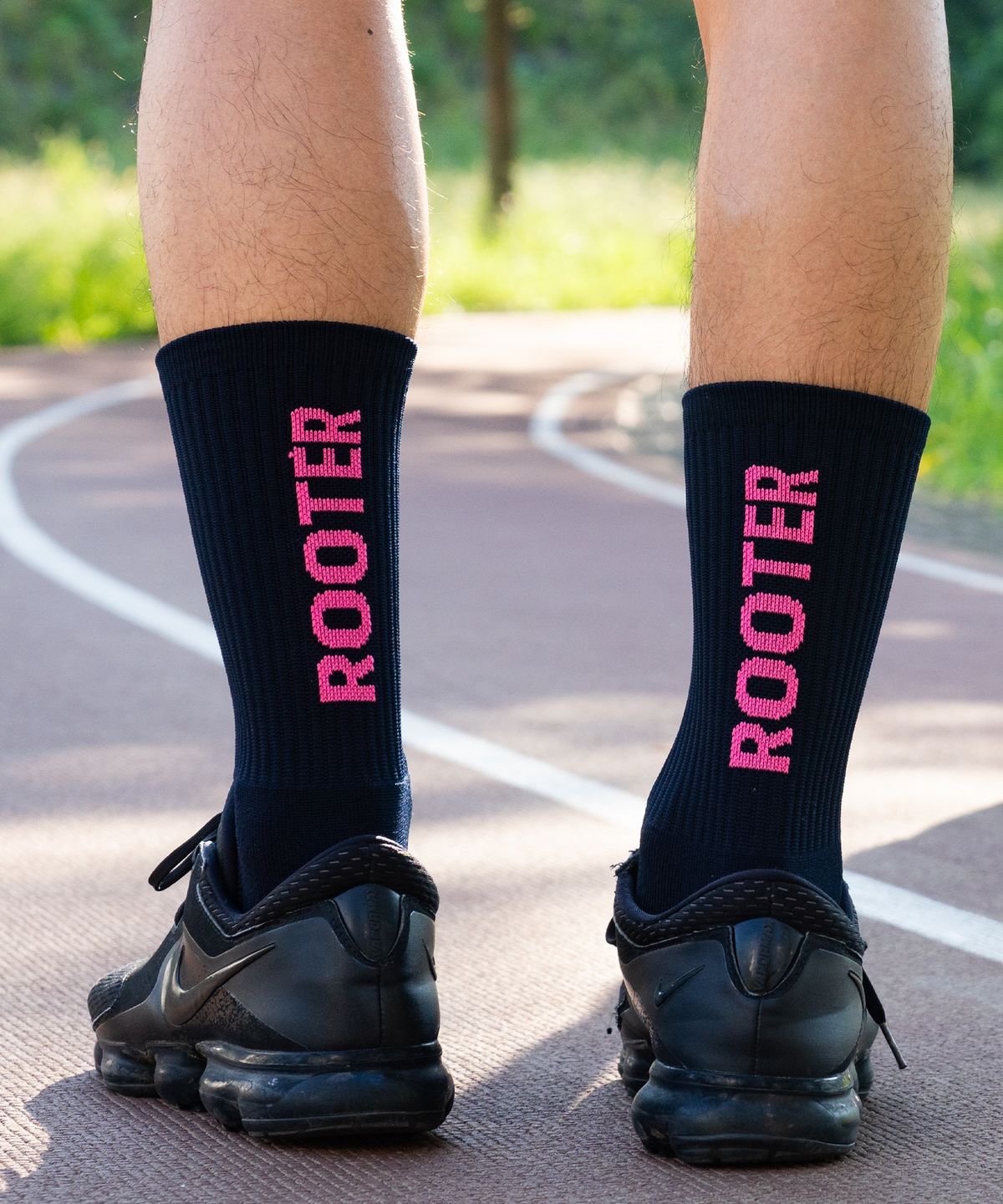 루터(ROOTER) 블랙 루터 크루 삭스