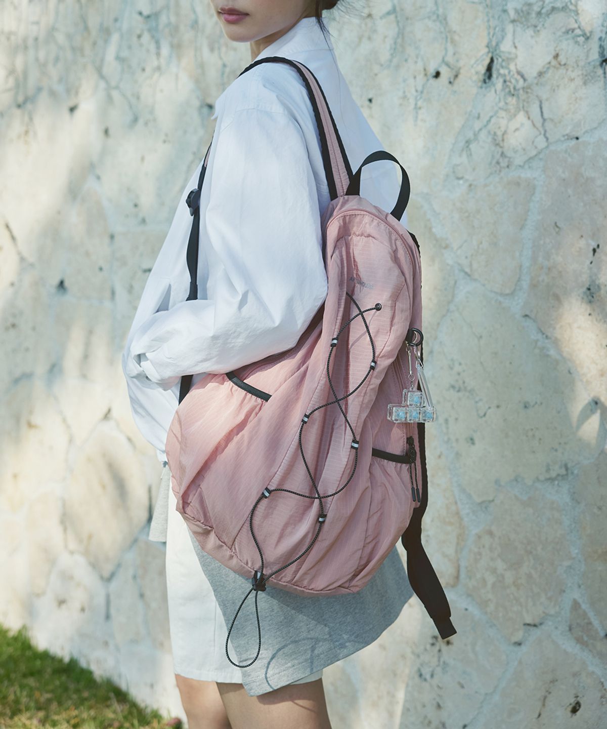 애프터아워즈(AFTERHOURS) LIGHT STRING BACKPACK (DUSTY PINK)