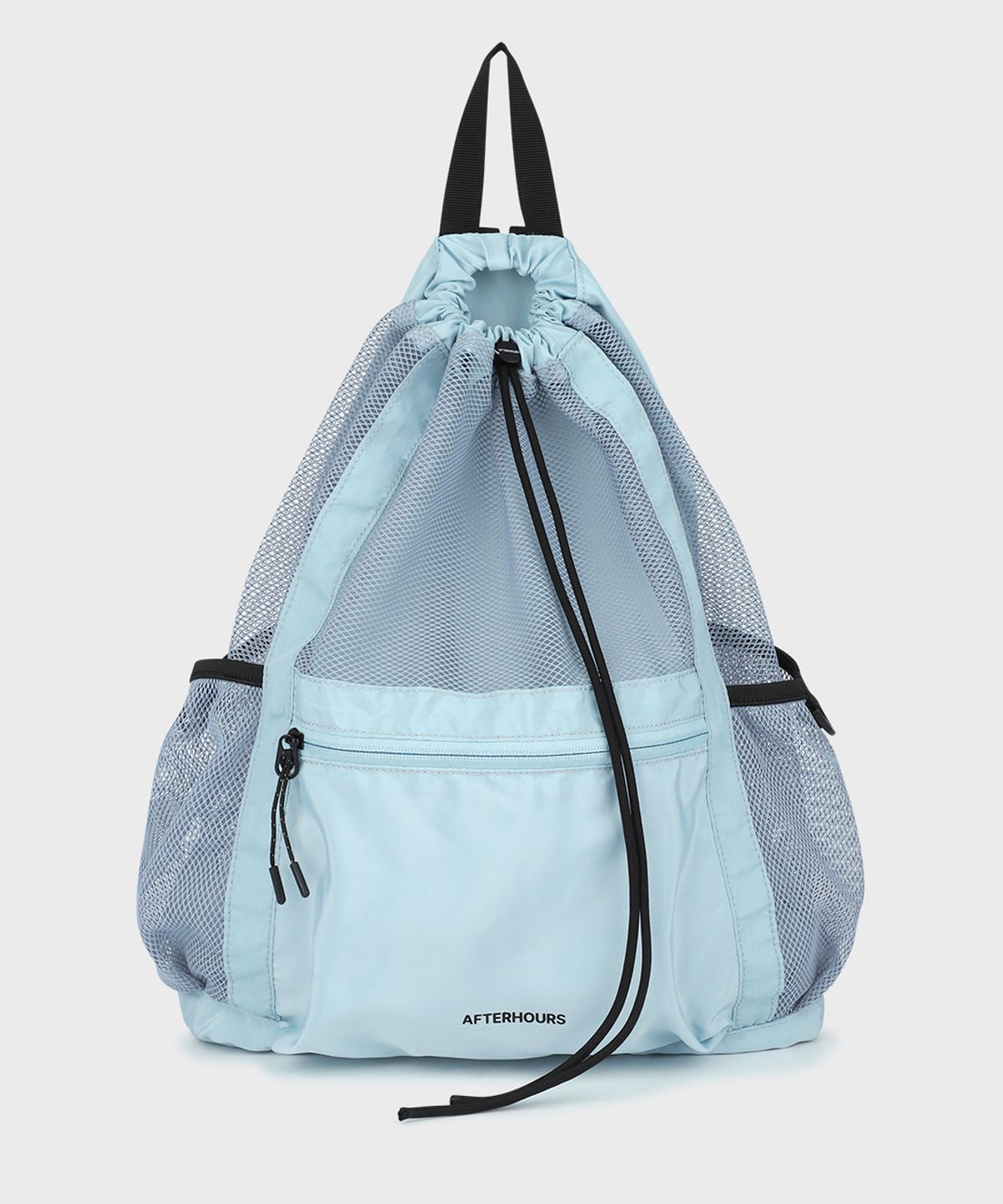 애프터아워즈(AFTERHOURS) DRAWSTRING LIGHT MESH BACKPACK (SKY BLUE)