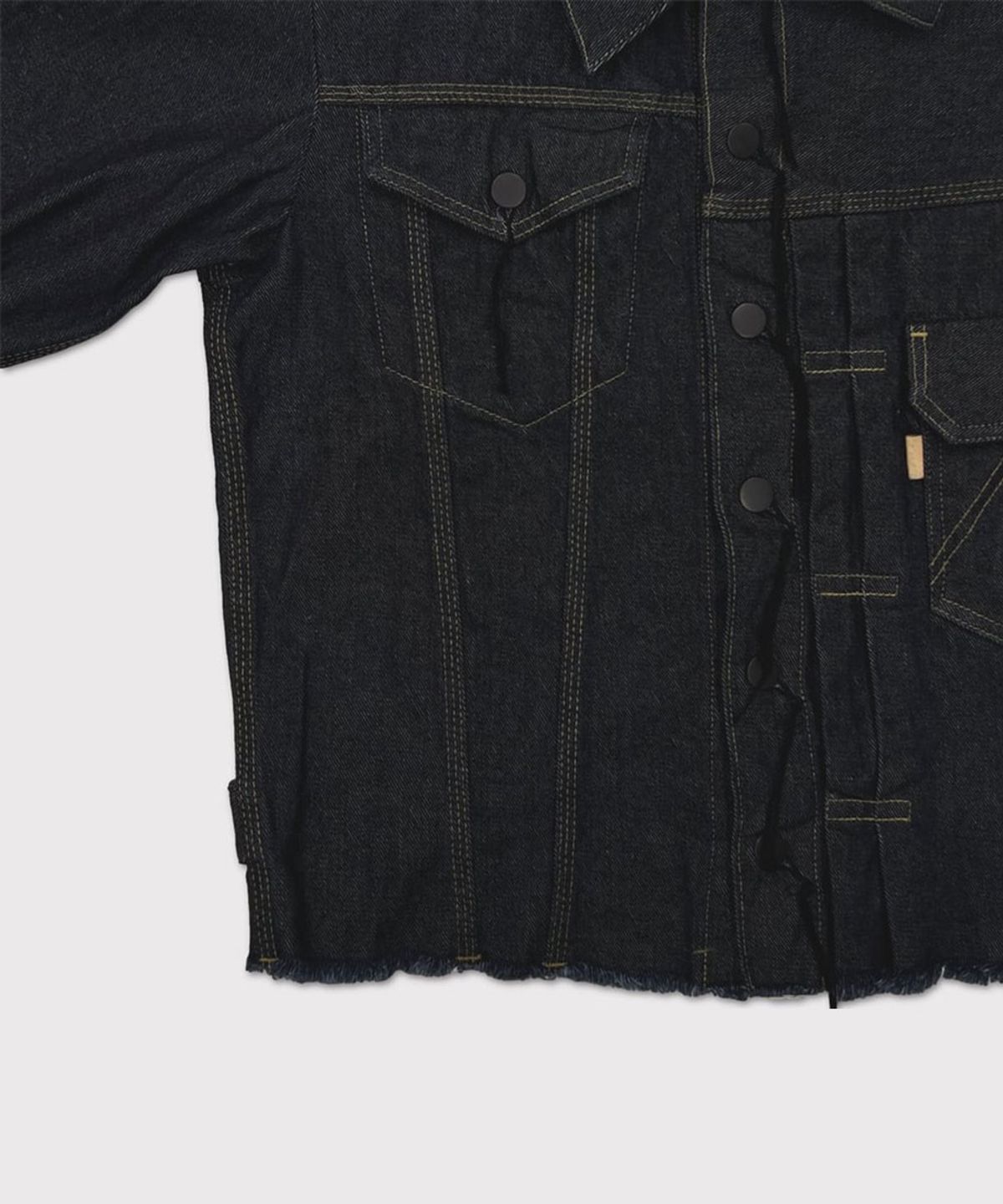 마이너스(MINUS) Deconstructed Denim Trucker(KOJIMA) INDIGO - INDIGO