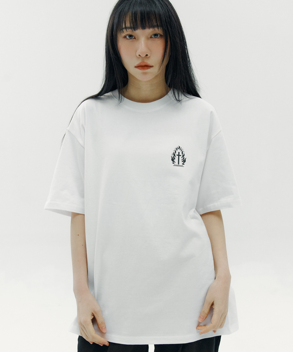 토치(TORCH) KEEP BURN T-SHIRTS ［WHITE］