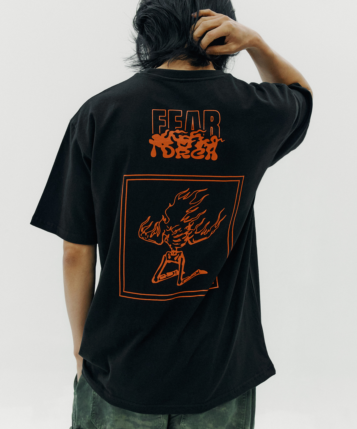 토치(TORCH) F/FEAR T-SHIRTS ［BLACK］