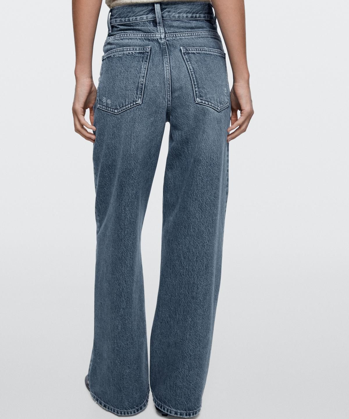 마시모두띠(MASSIMO DUTTI) 와이드 레그 진