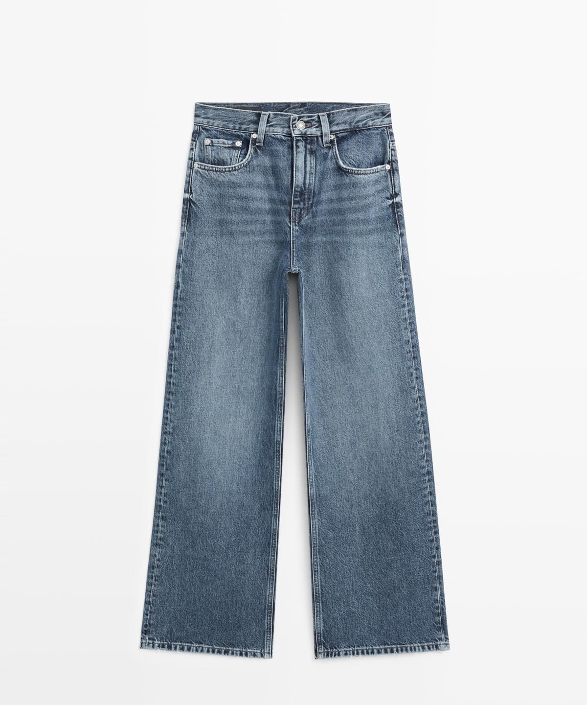 마시모두띠(MASSIMO DUTTI) 와이드 레그 진