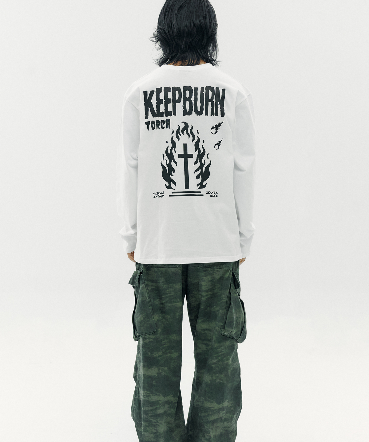 토치(TORCH) KEEP BURN Long Sleeve［WHITE］