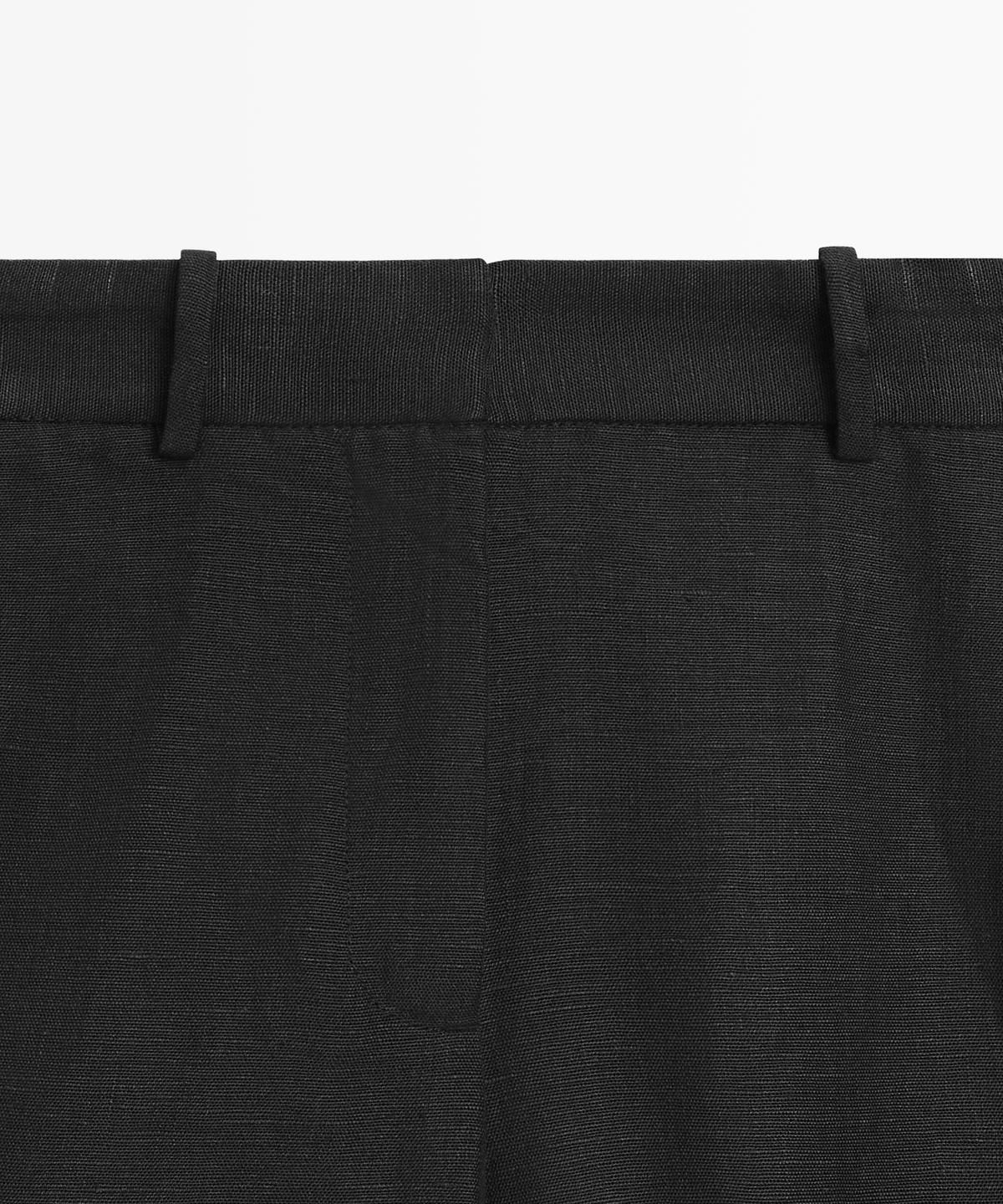 마시모두띠(MASSIMO DUTTI) 긴 린넨 버뮤다 팬츠
